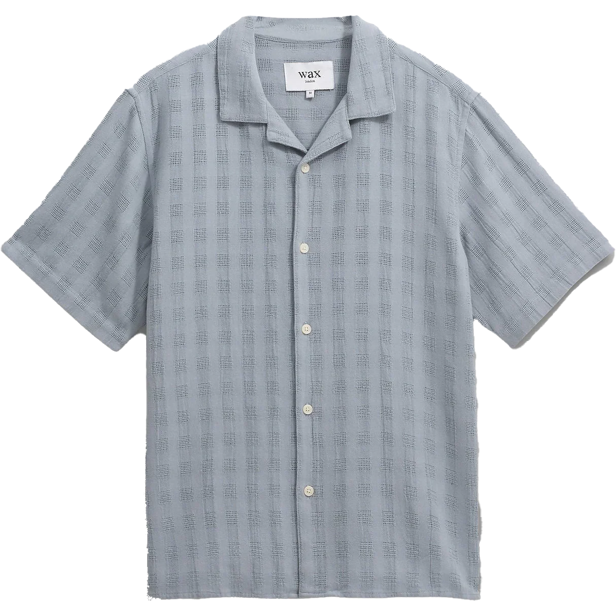 Didcot Open Weave Shirt - Pale Blue