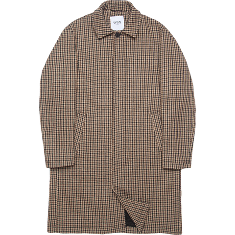 Chester Coat - Natural Houndstooth