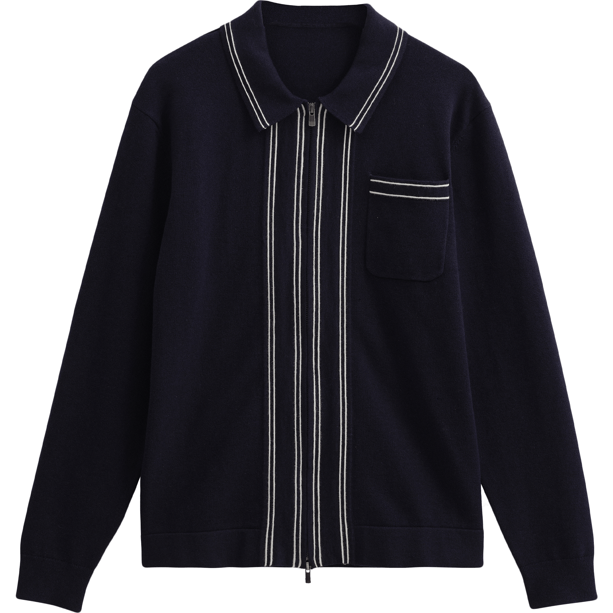 Amble Polo - Milano Stripe Navy