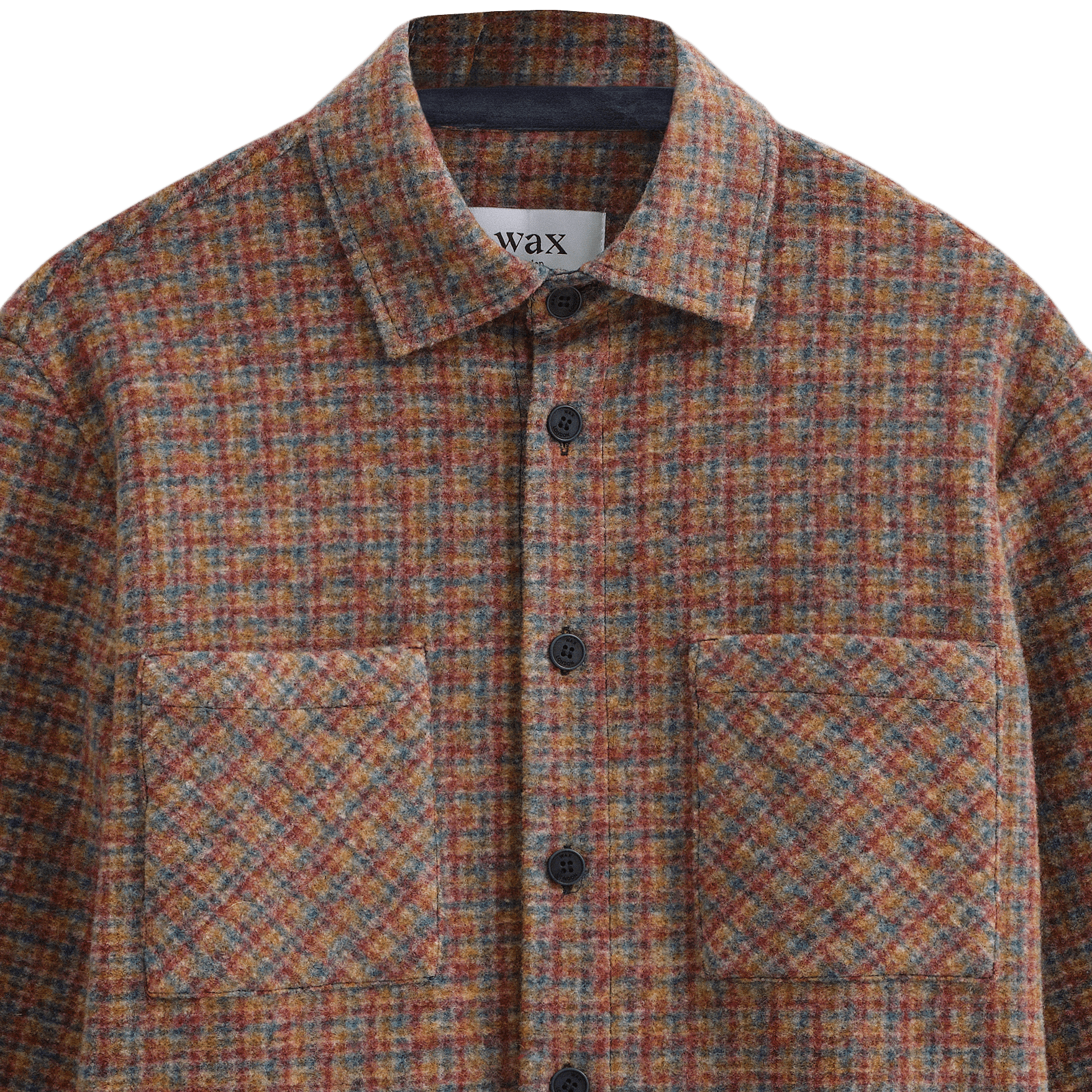 Whiting Overshirt - Mini Check Fleece