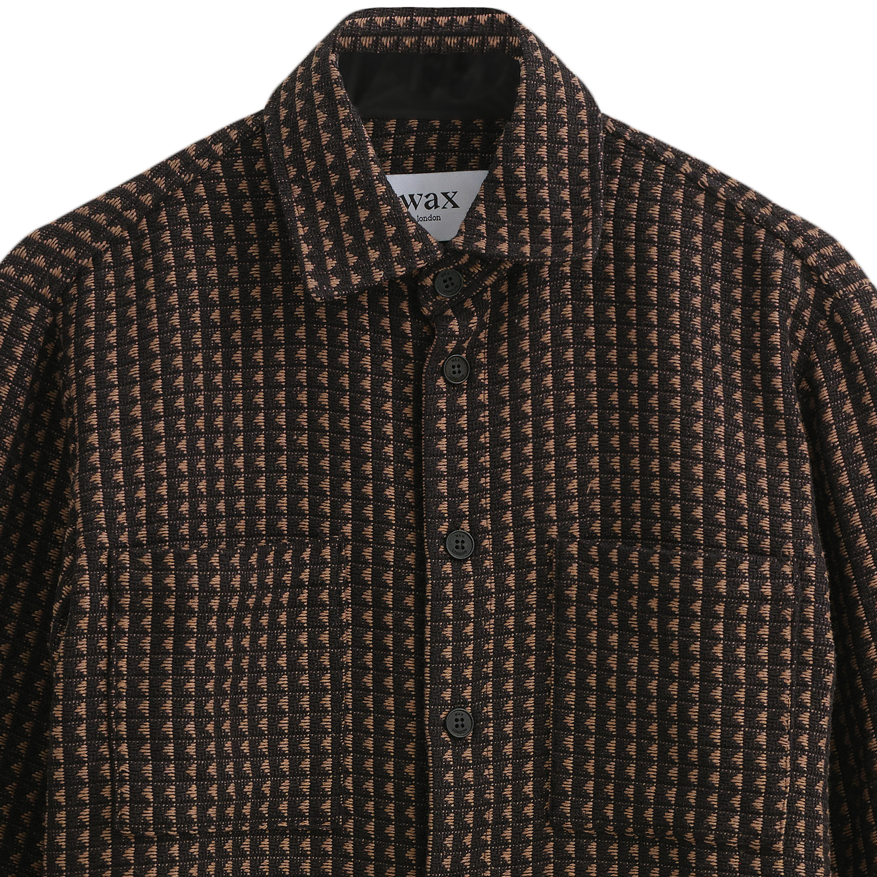 Whiting Overshirt - Black / Beige Frome