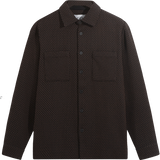 Whiting Woven Stepney Overshirt - Black / Brown