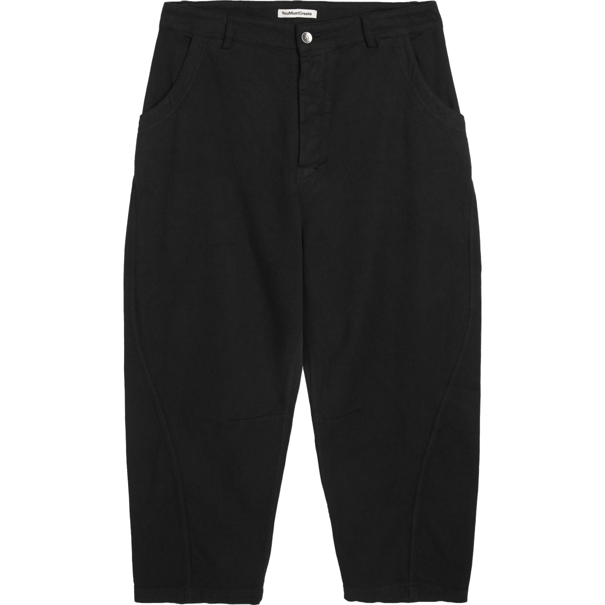 Twisted Seam Trouser - Black