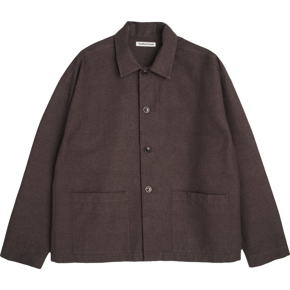 PJ Overshirt - Brown Jacquard
