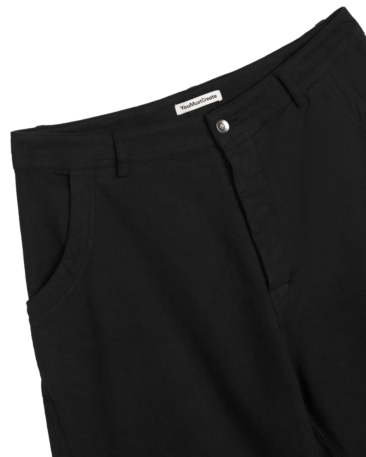 Twisted Seam Trouser - Black