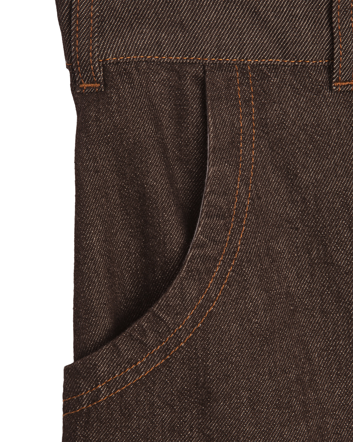 Twisted Seam Trouser - Brown