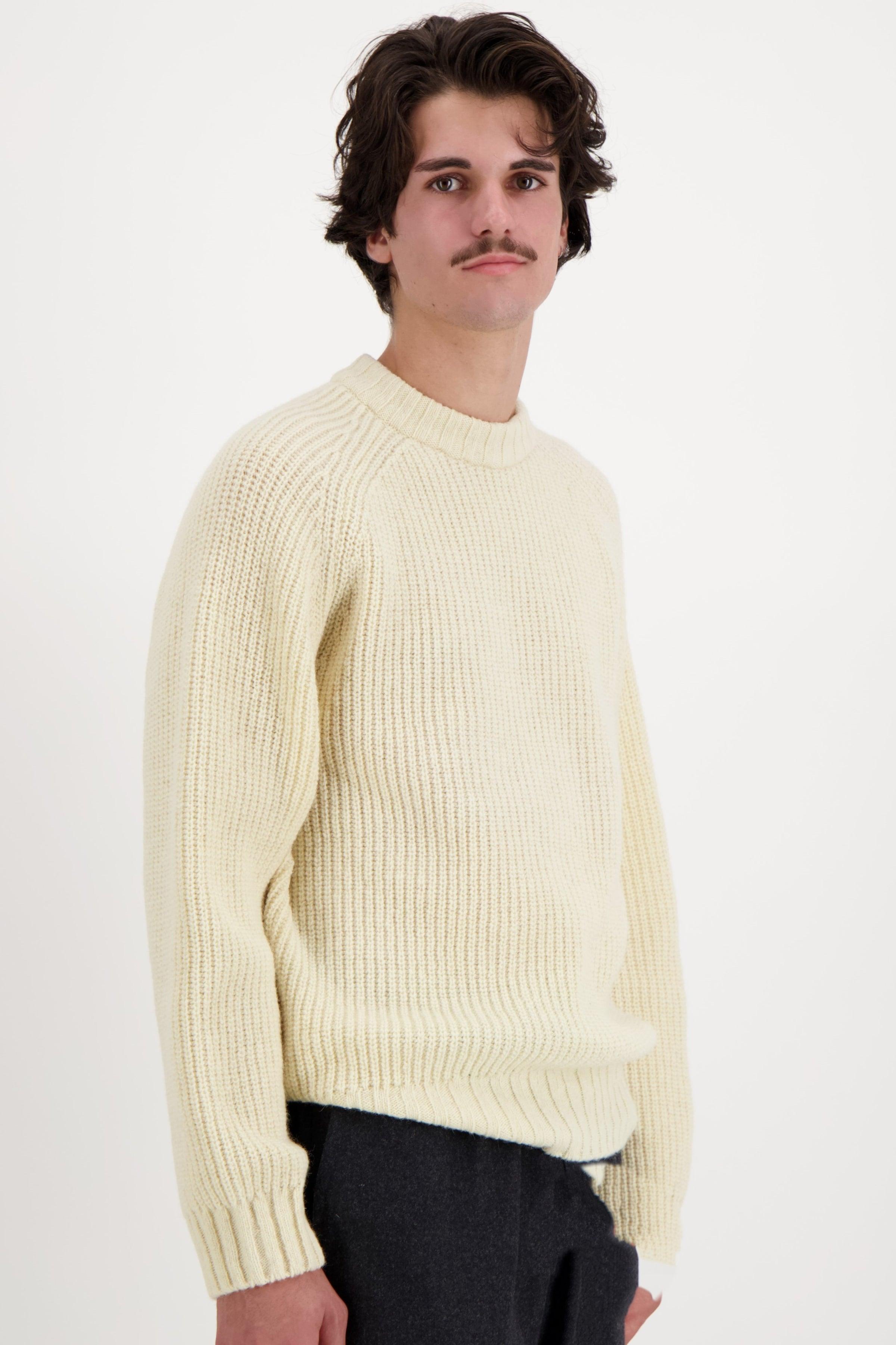 Aidan Shetland Crewneck - Off White