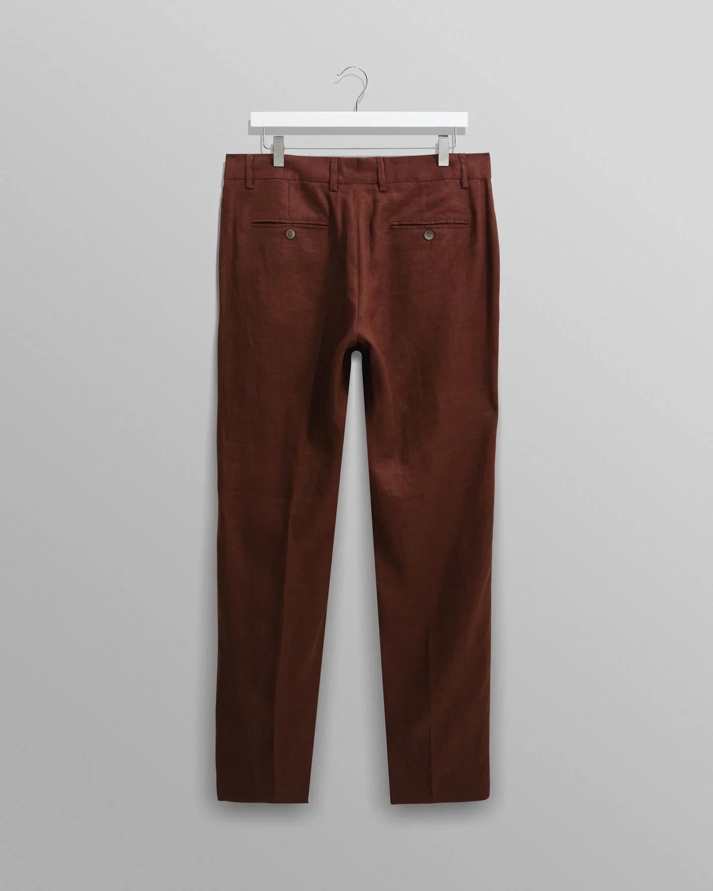 Alp Linen Smart Trouser - Merlot