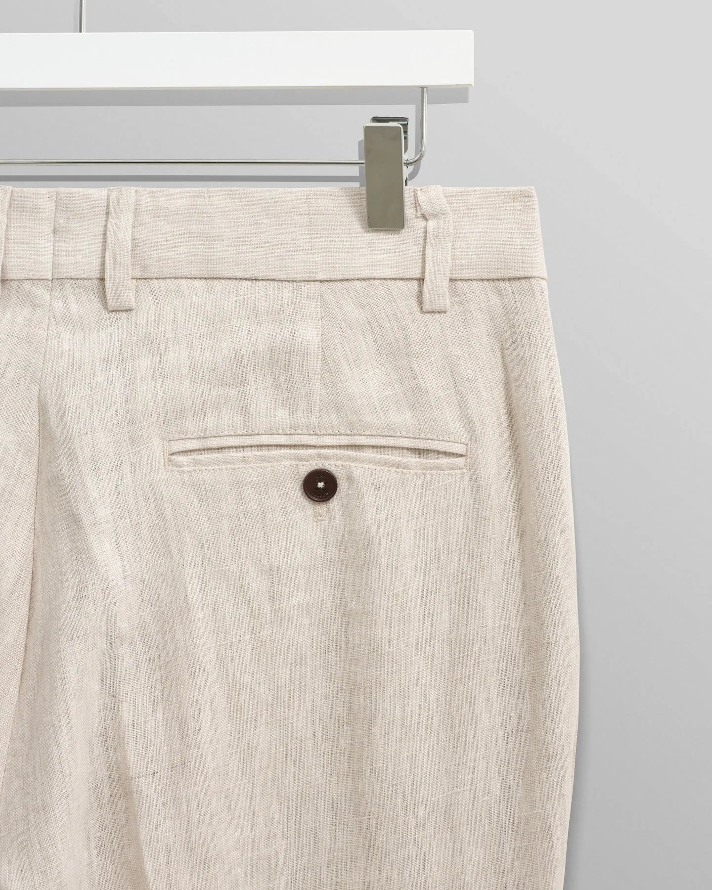 Alp Linen Smart Trouser - Natural
