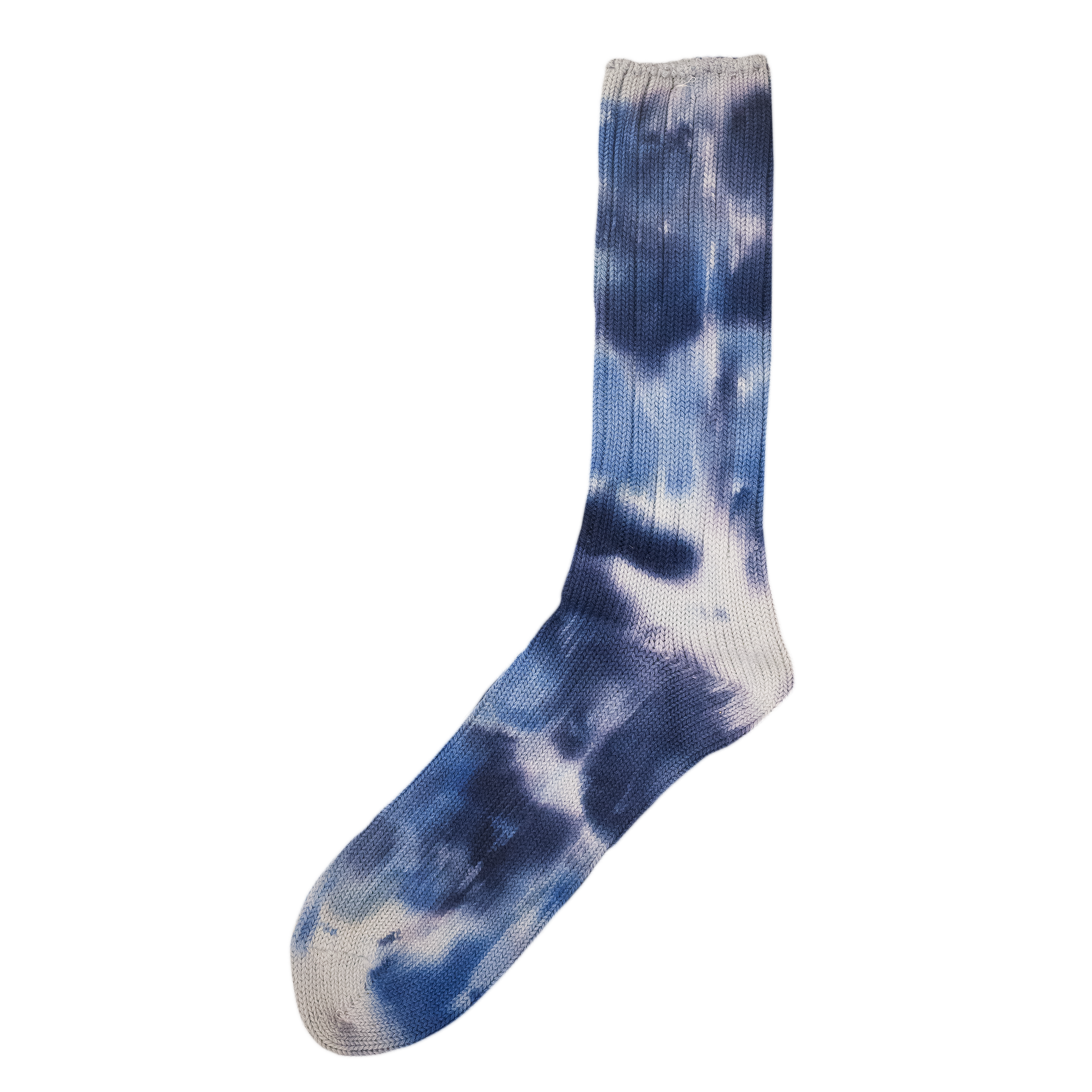 Scatter Dye Crew Sock  - Blue