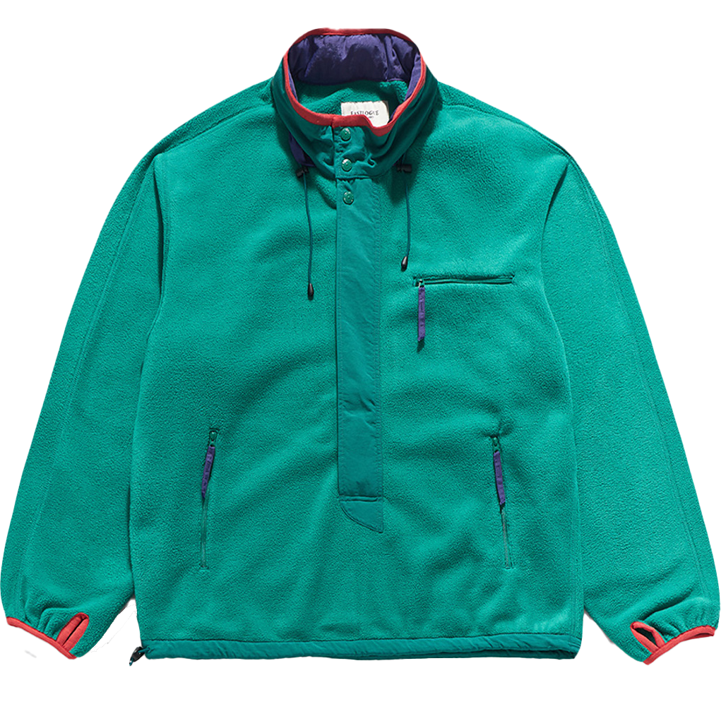 Summit Anorak Parka - Green Fleece