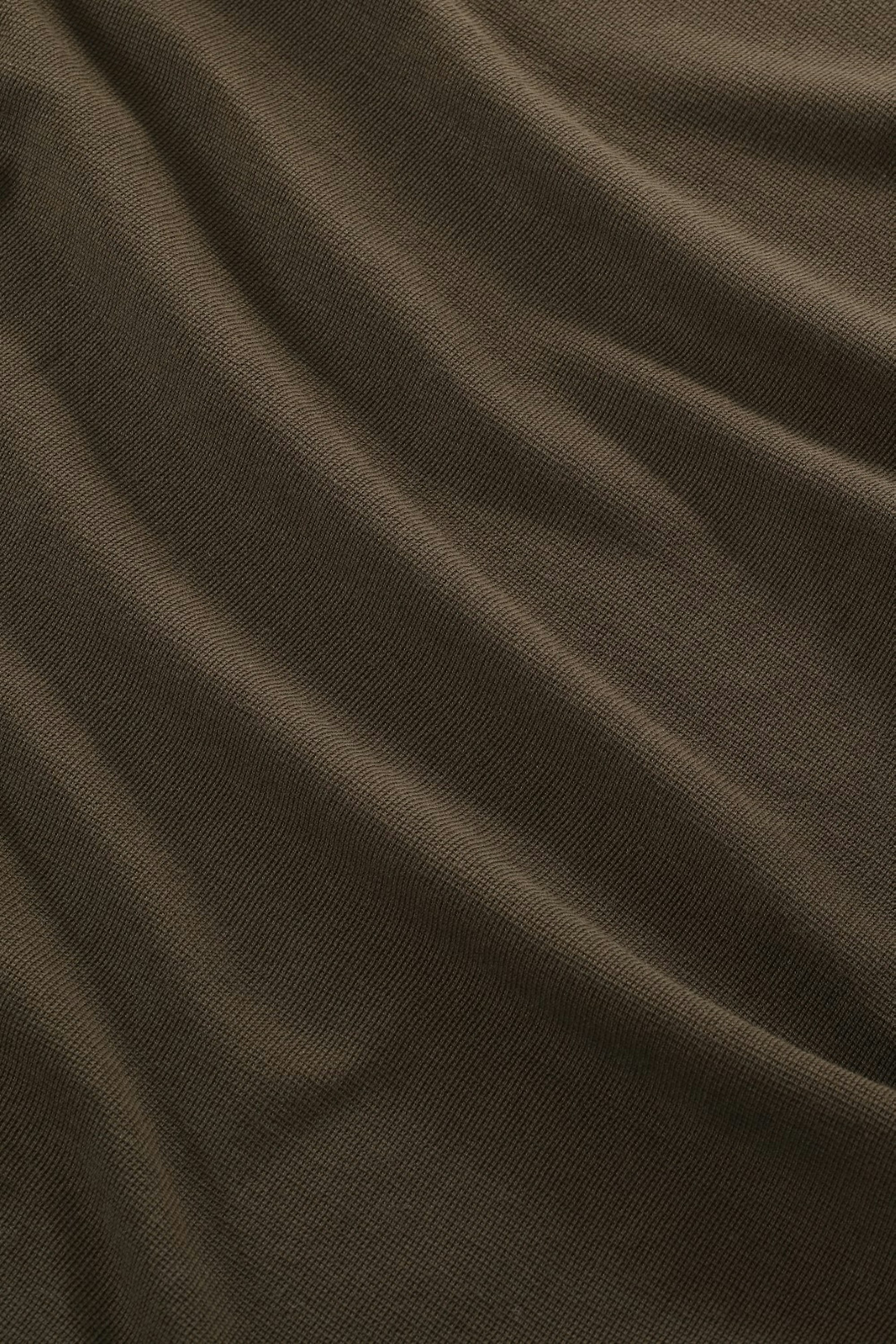 Clive Waffle Long Sleeve Tee - Demitasse