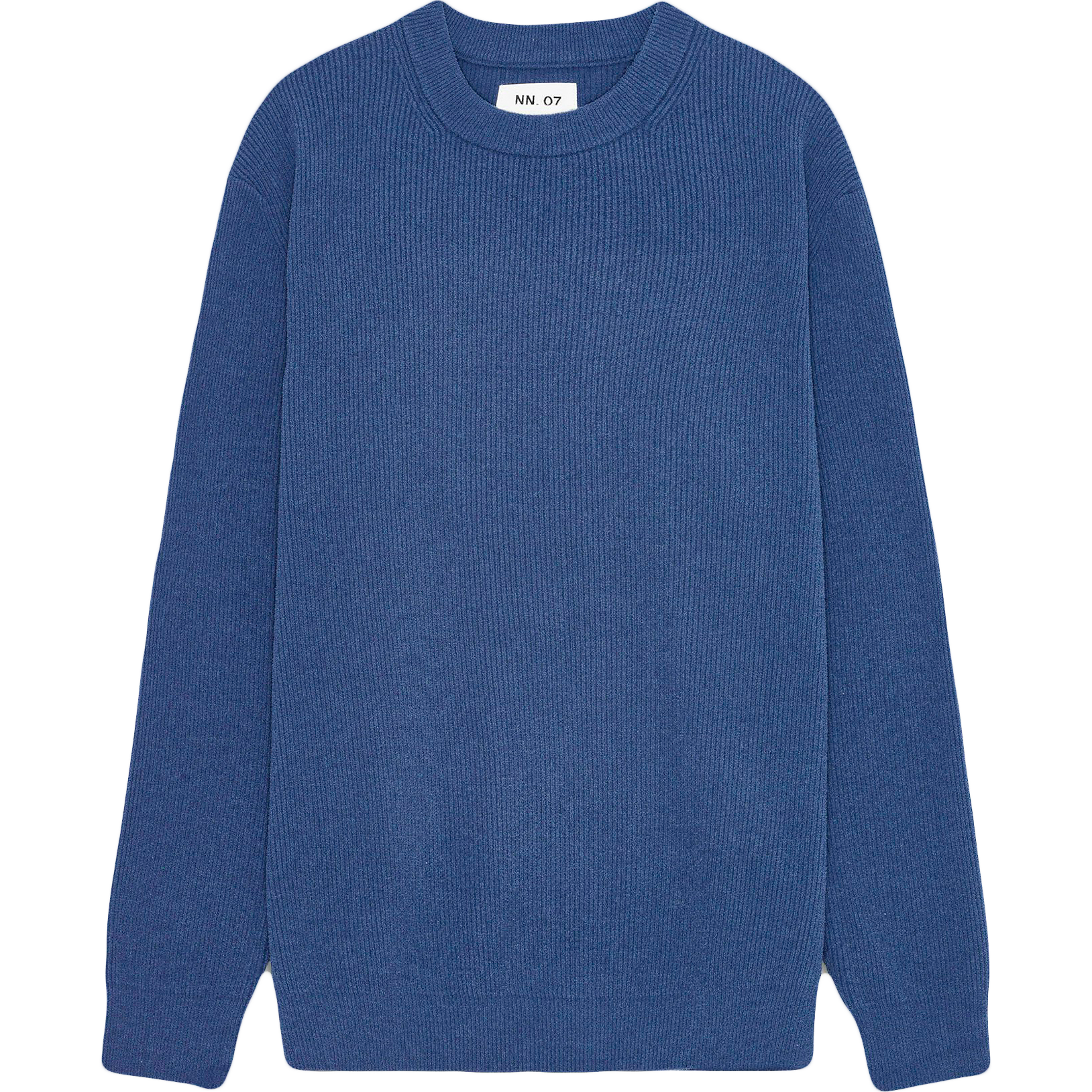 Danny Soft Rib Crew - Denim Blue