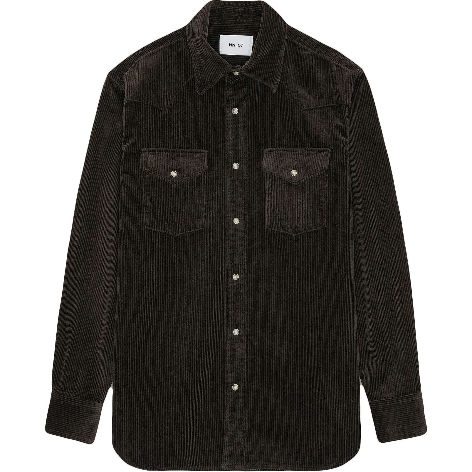 Ricky Western Corduroy Shirt - Demitasse