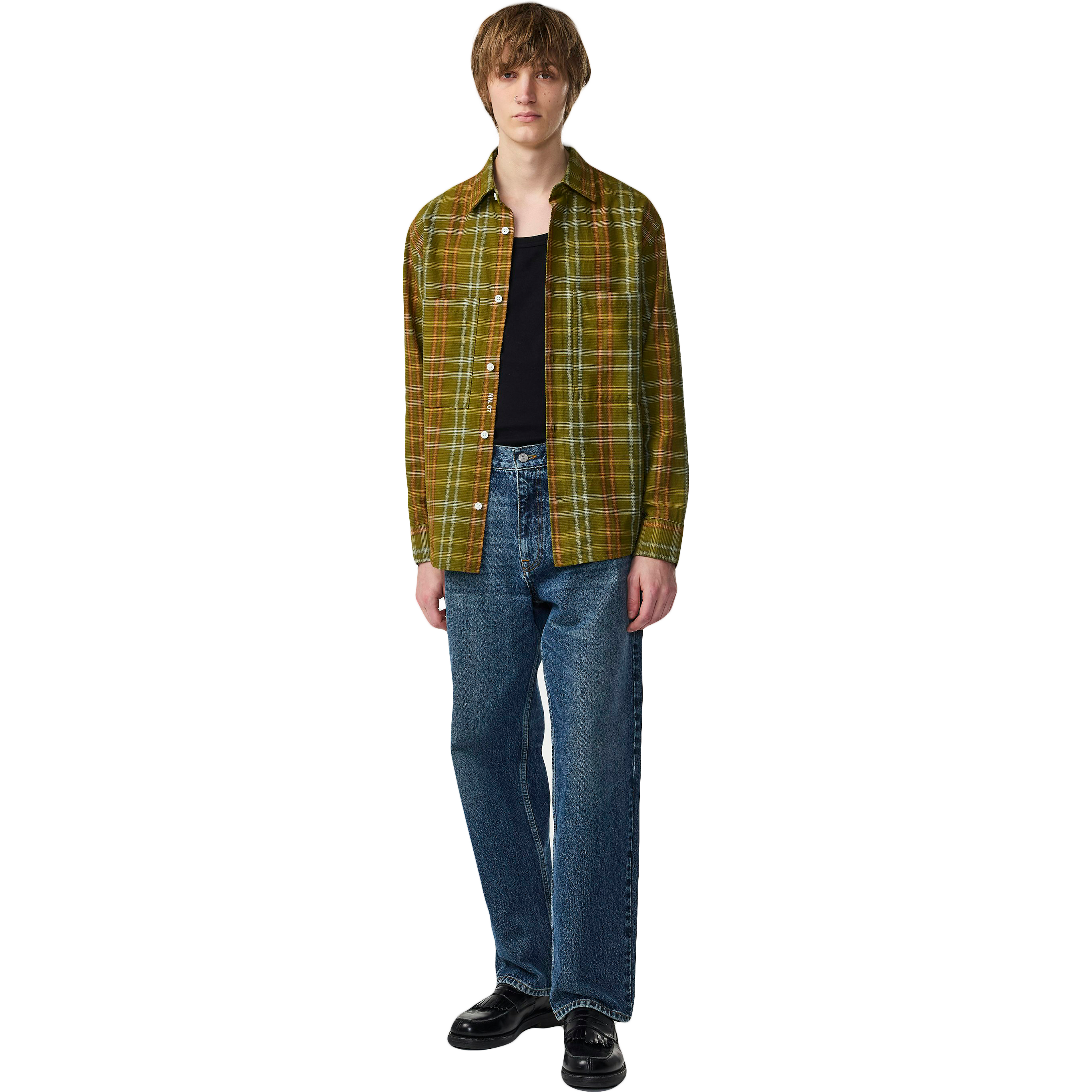 Freddy Bedford Corduroy Shirt - Green Check