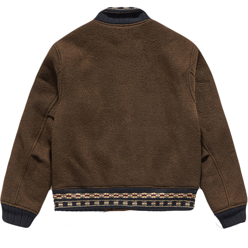 Teddy Blouson Jumper - Olive Brown