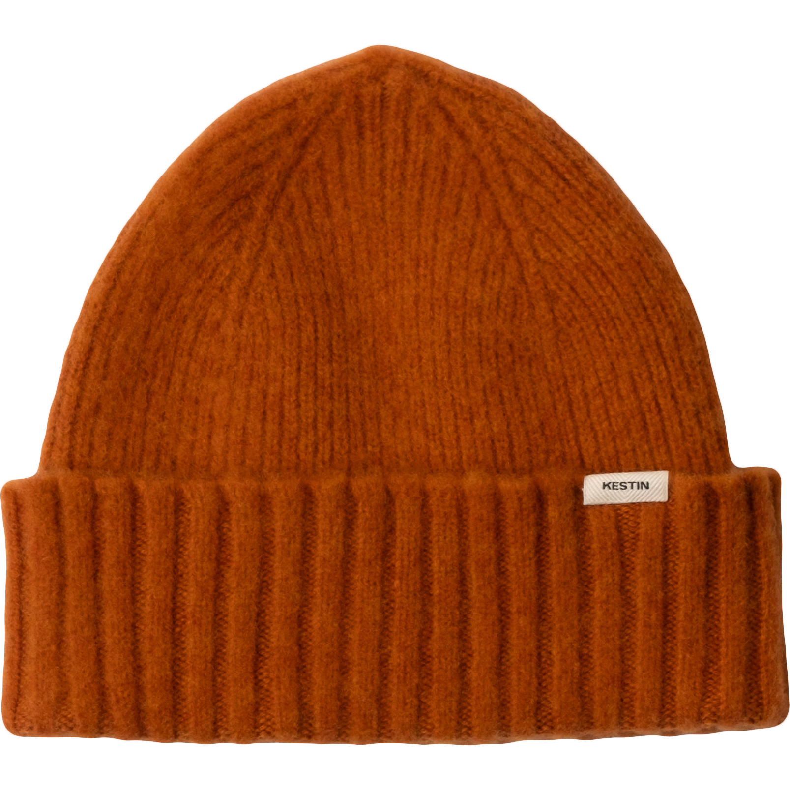 Balloch Brushed Beanie - Rust Lambswool