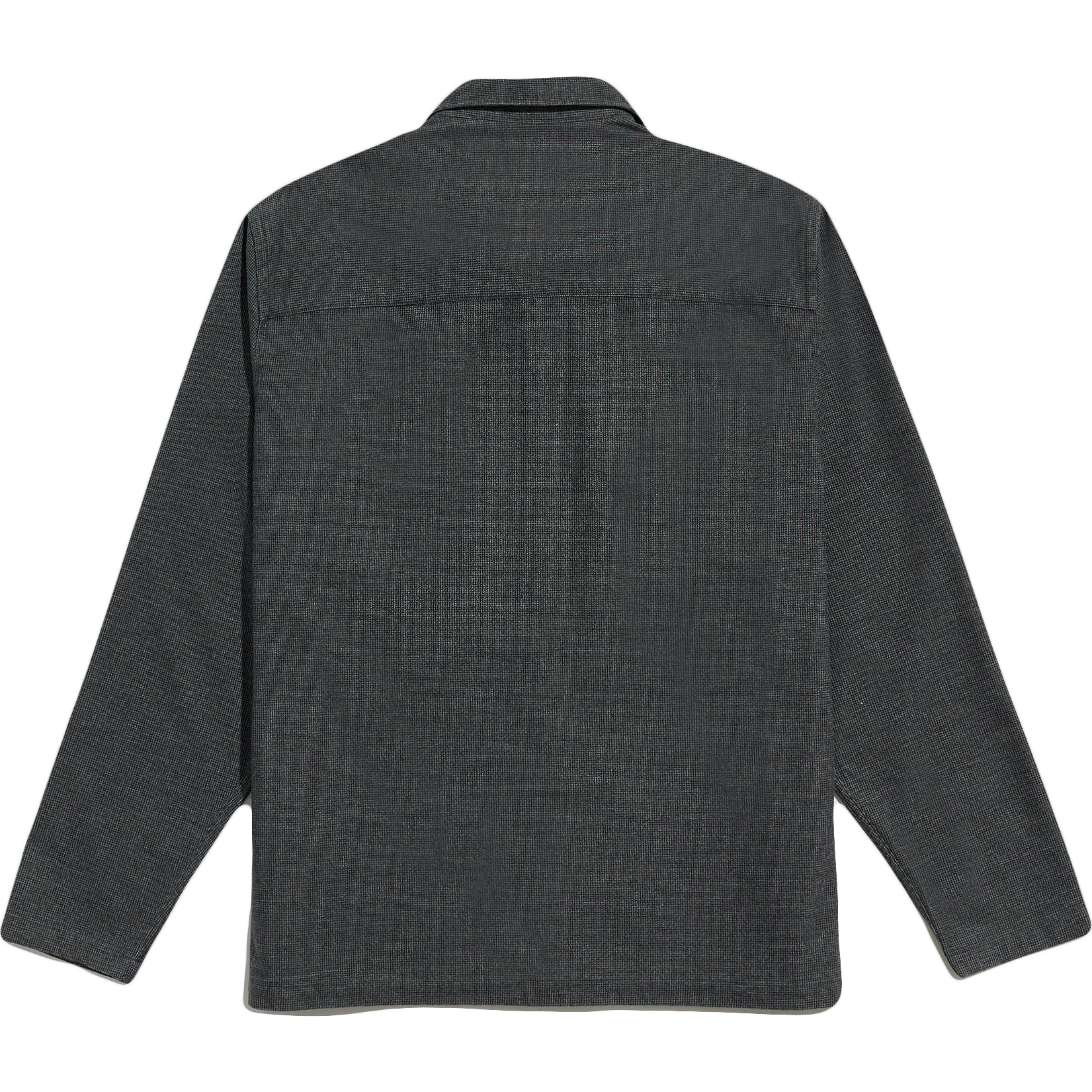 Houndstooth Overshirt - Dark Grey