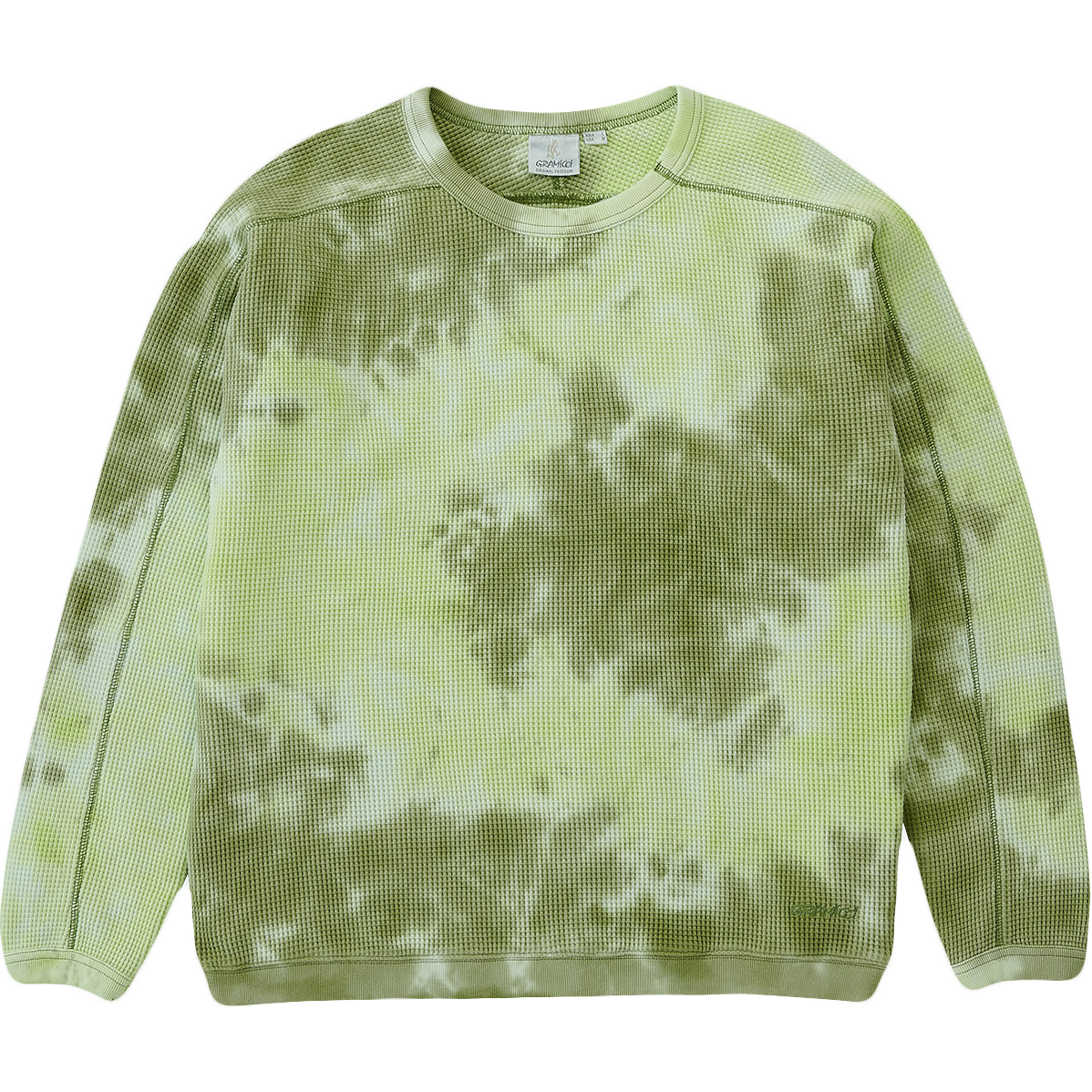 Tie-Dye Waffle Crew - Jade