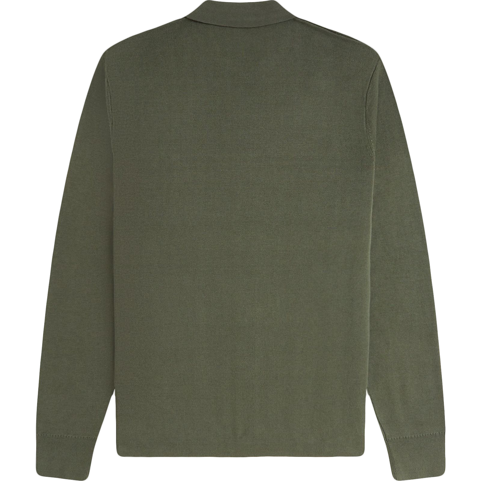 Button Through Knitted Shirt - Laurel Wreath Green