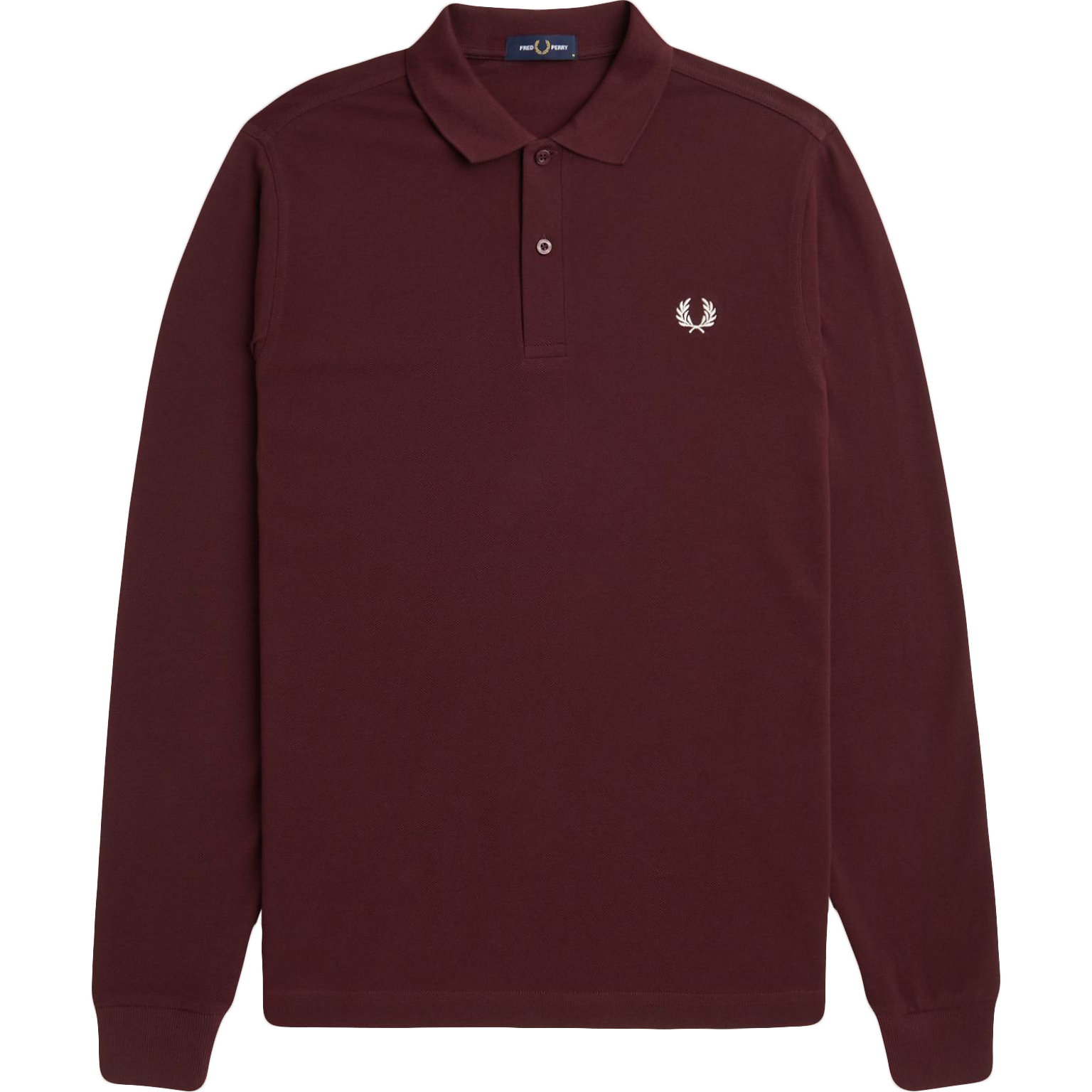 L/S Fred Perry Shirt - Oxblood