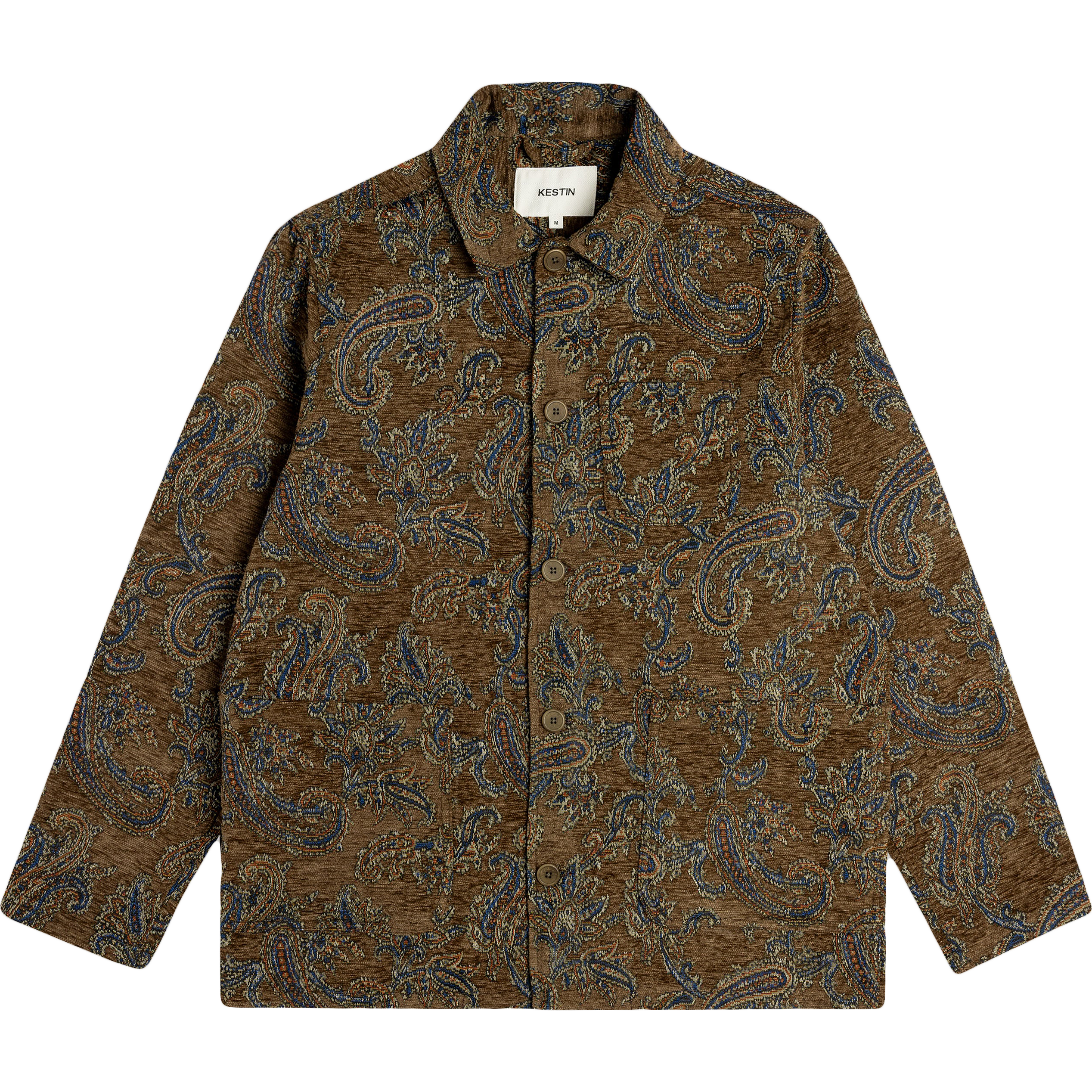 Ormiston Jacket - Olive Paisley Jacquard