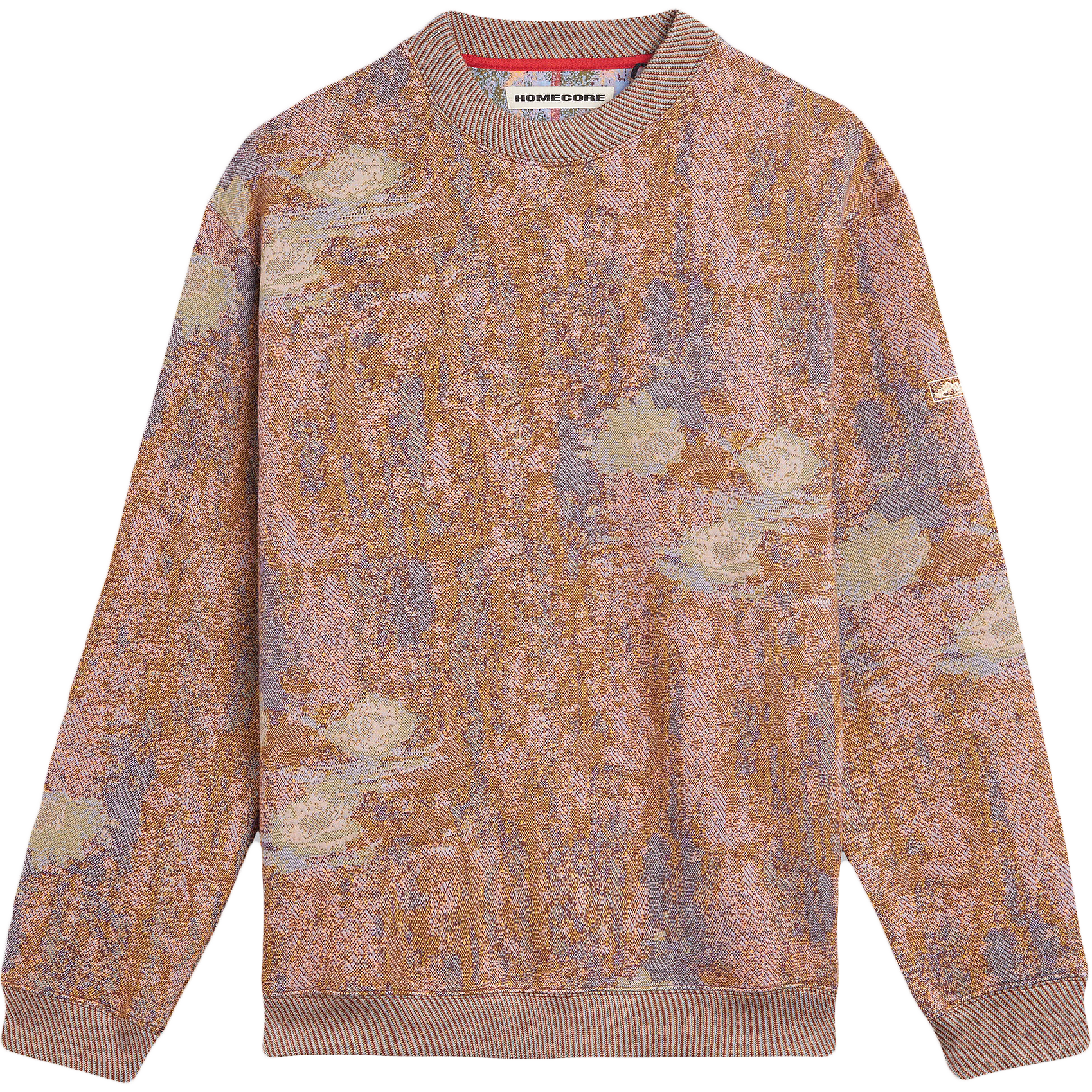 Pac Nympheas Crewneck Sweater - Multi Khaki