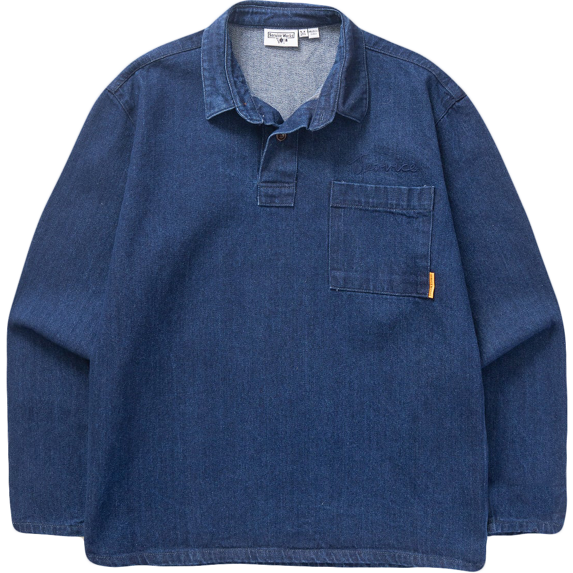 Denim Script Popover - 1 Wash