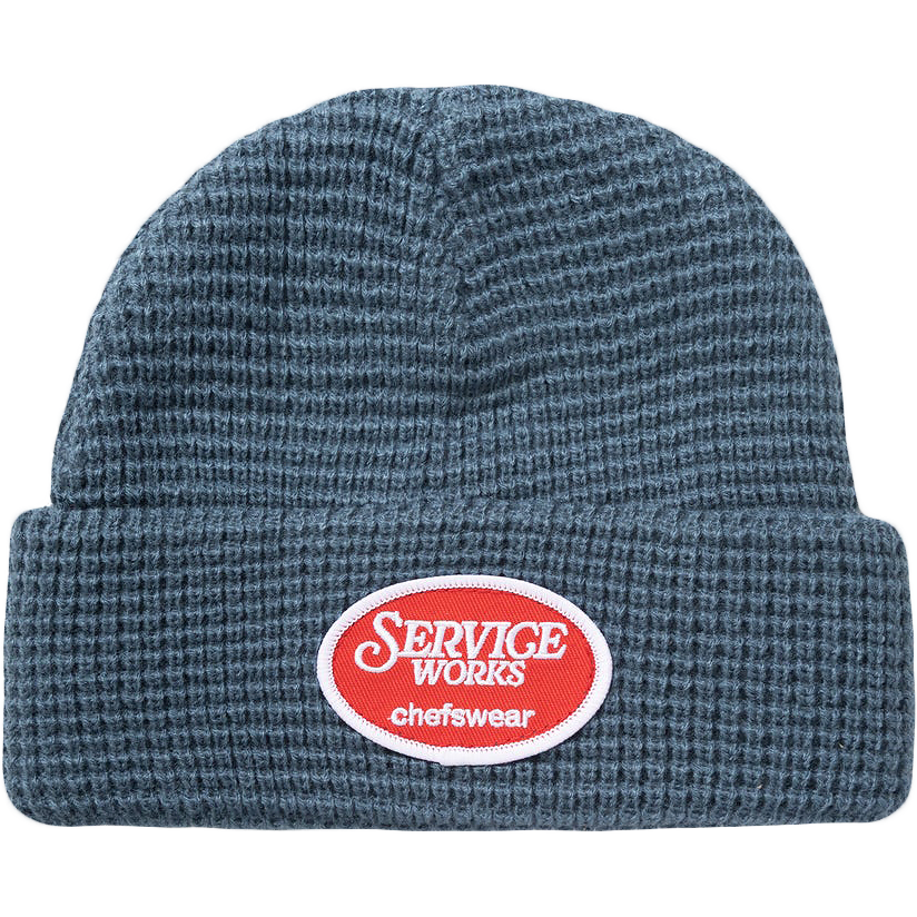 Waffle Patch Beanie - Teal