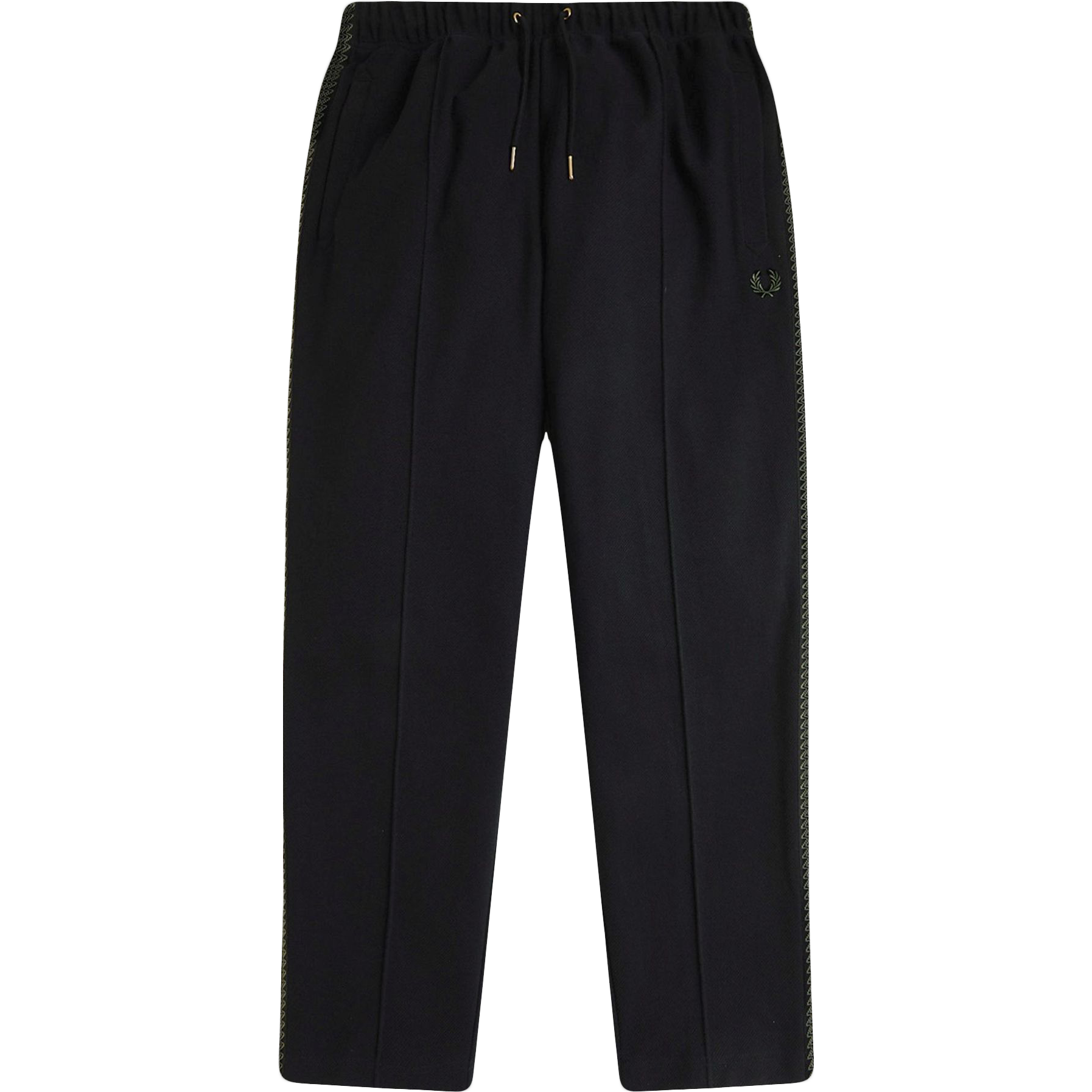 Tennis Grip Taped Track Pant - Black