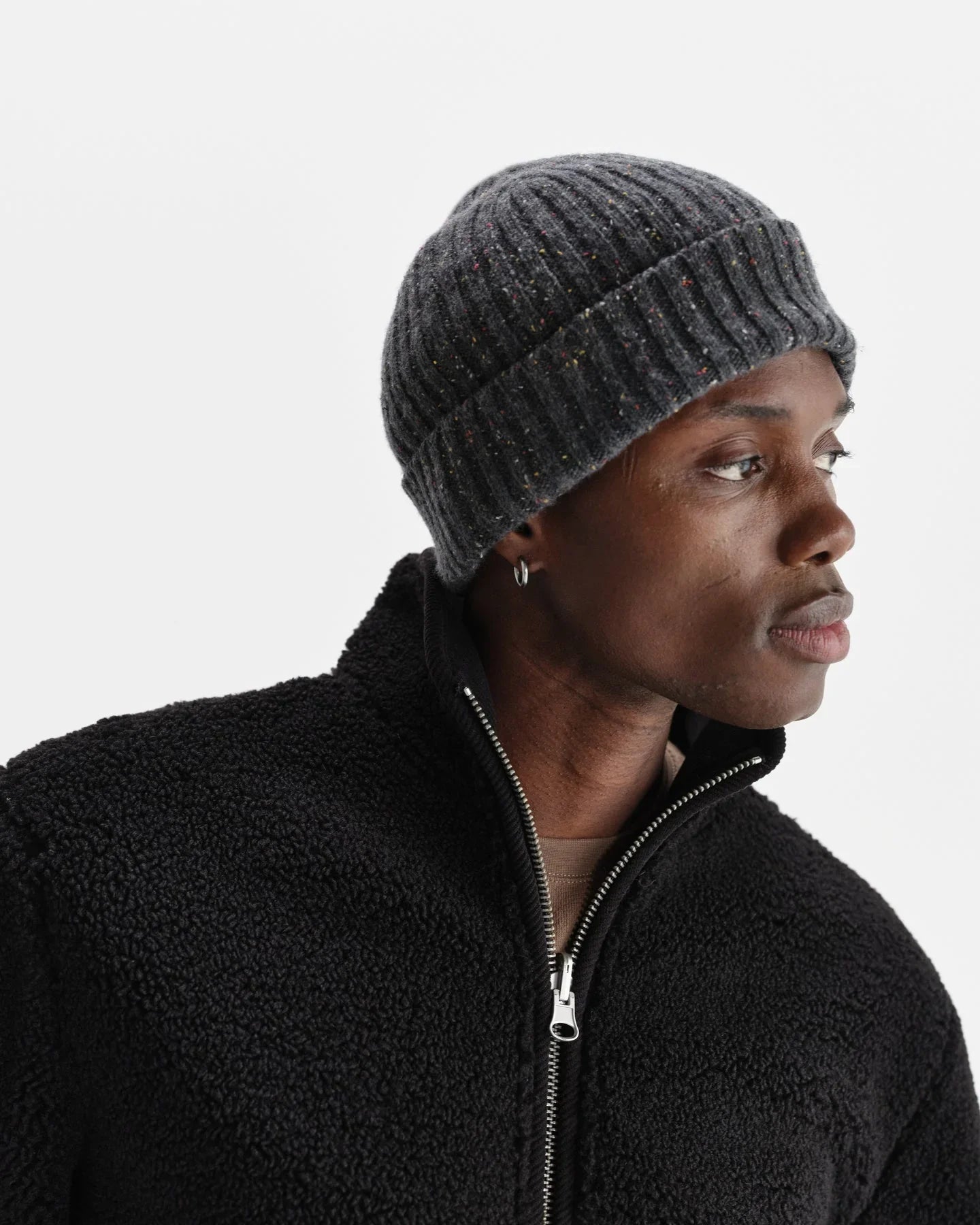 Brook Donegal Beanie - Charcoal