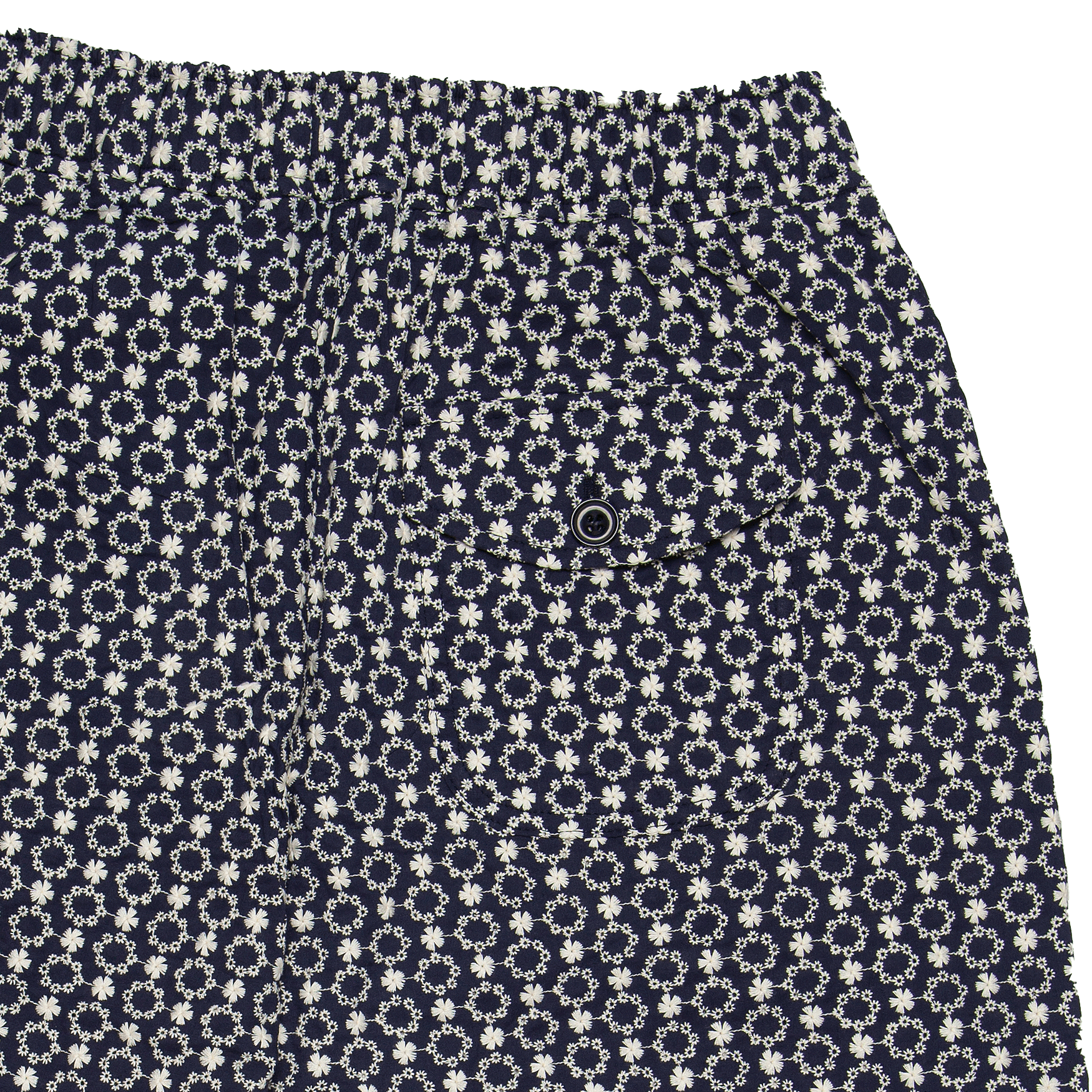 Loquat Flower Shorts - Navy