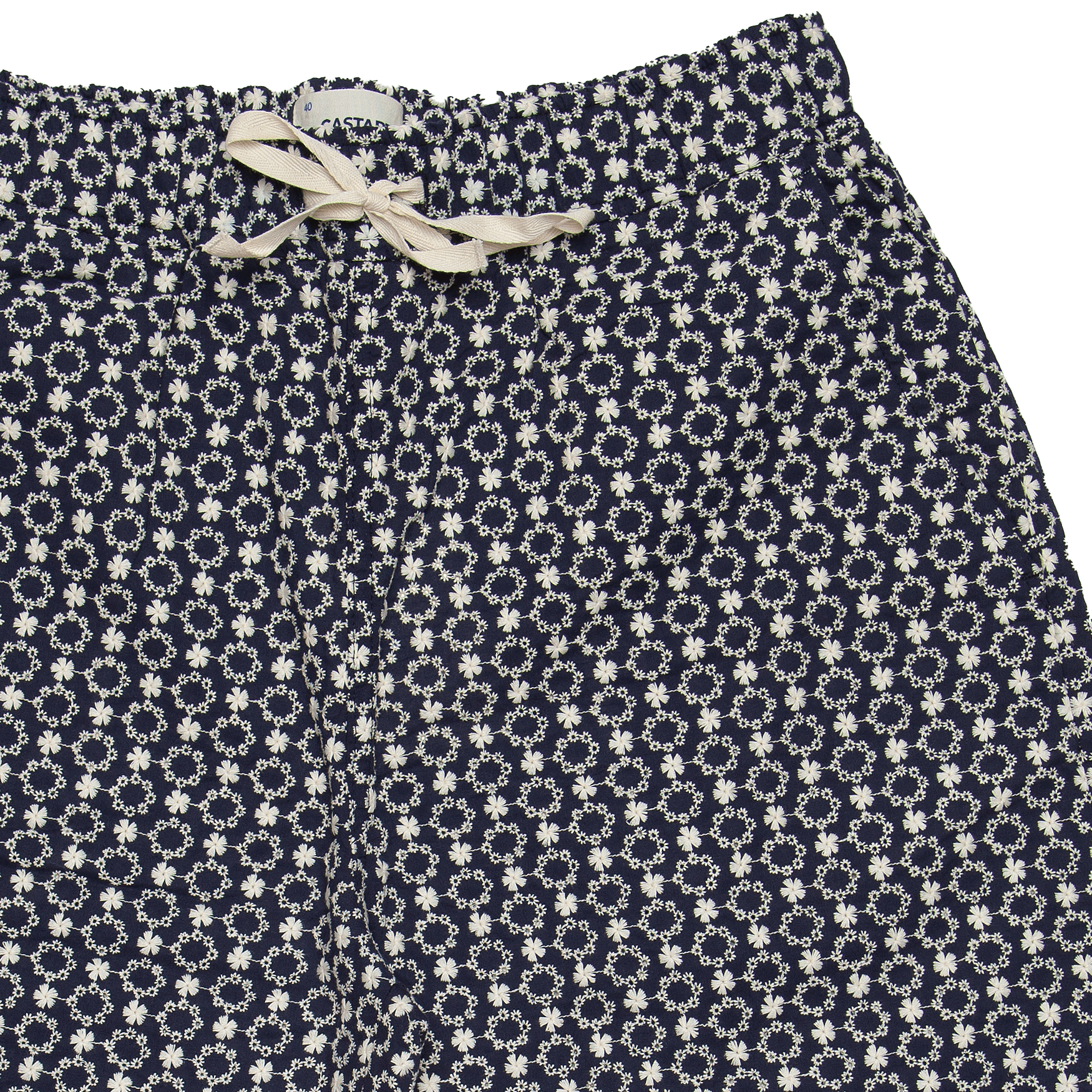 Loquat Flower Shorts - Navy