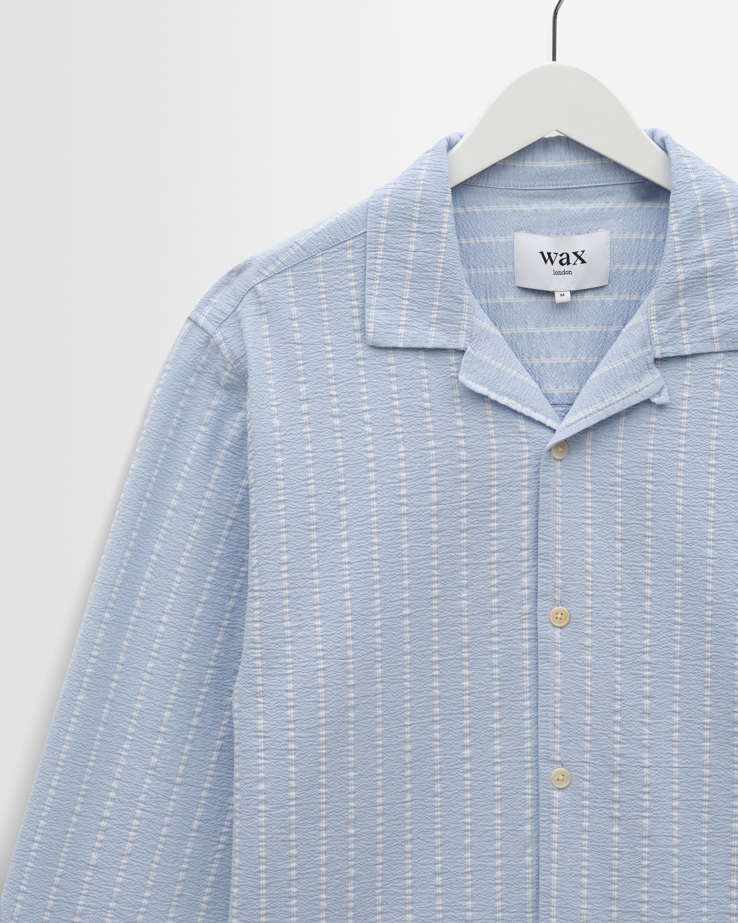 Corey Shirt - Blue / Ecru