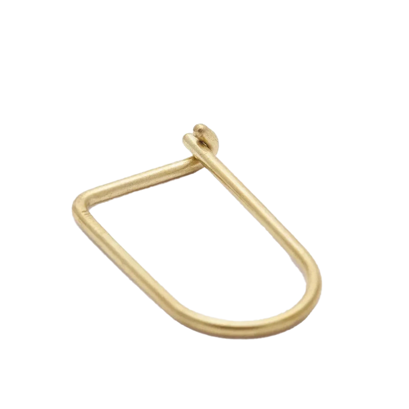 Brass Wilson Keyring - Brass