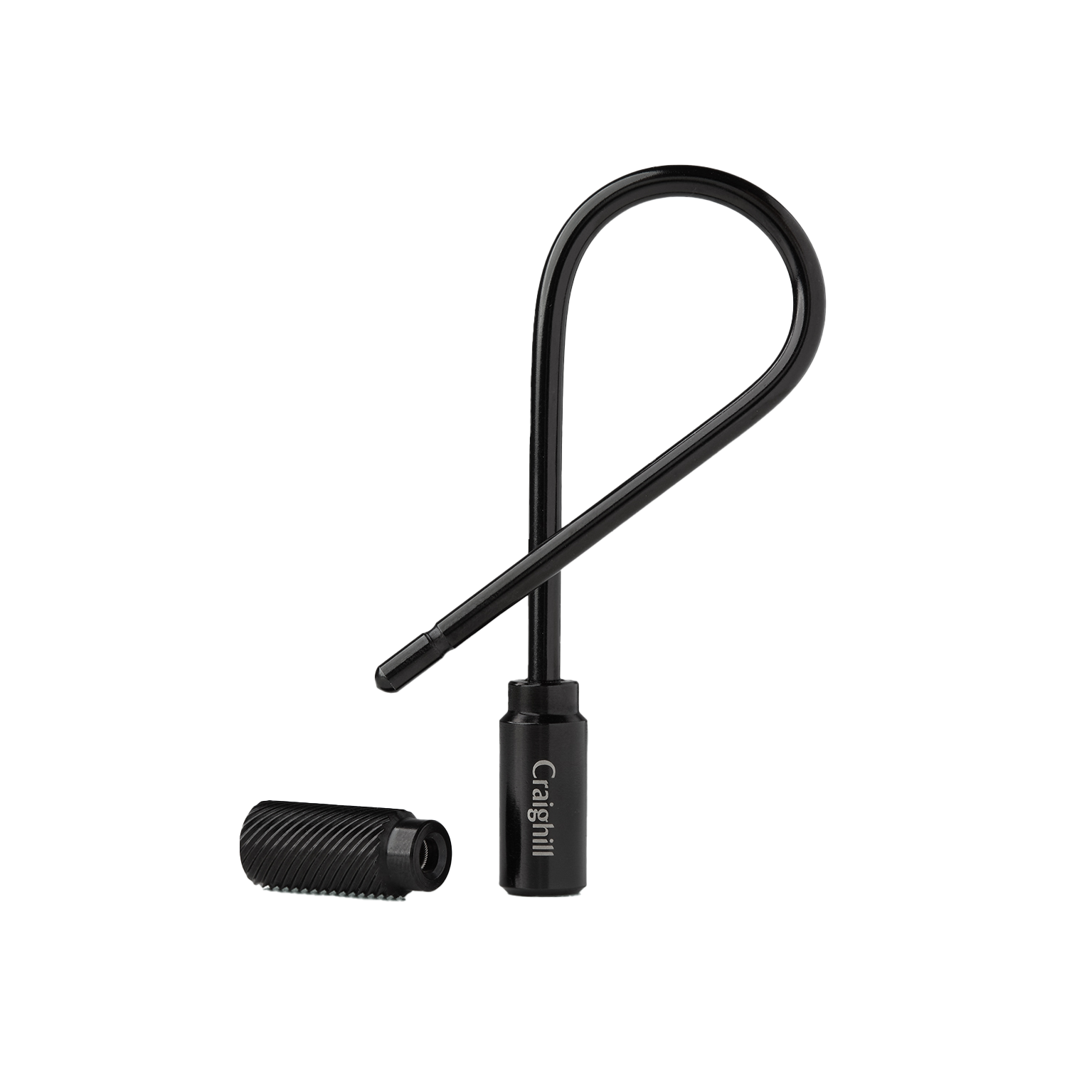 Closed Helix Keyring - Black