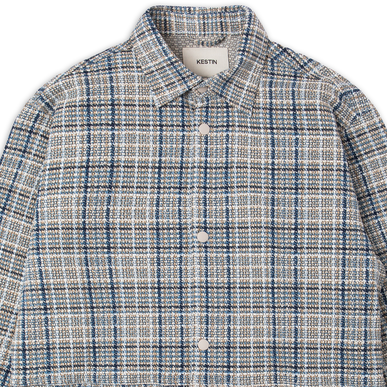 Armadale Coach Jacket - Blue Multi Check