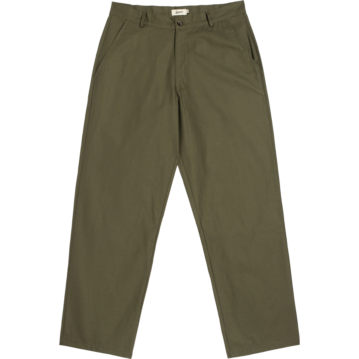 Bather Routine Pant in Loden, front flat lay