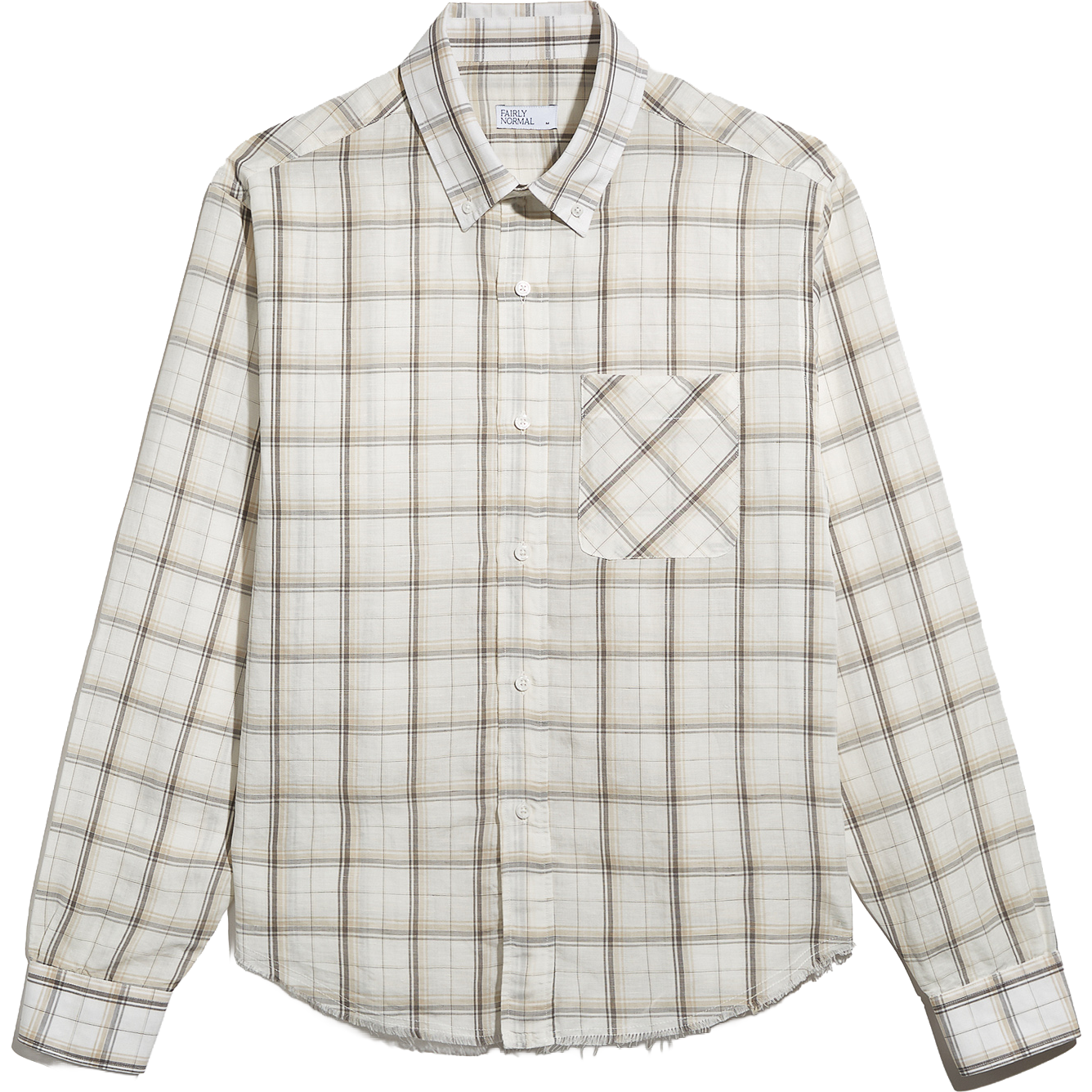 Office Shirt - Linen Plaid