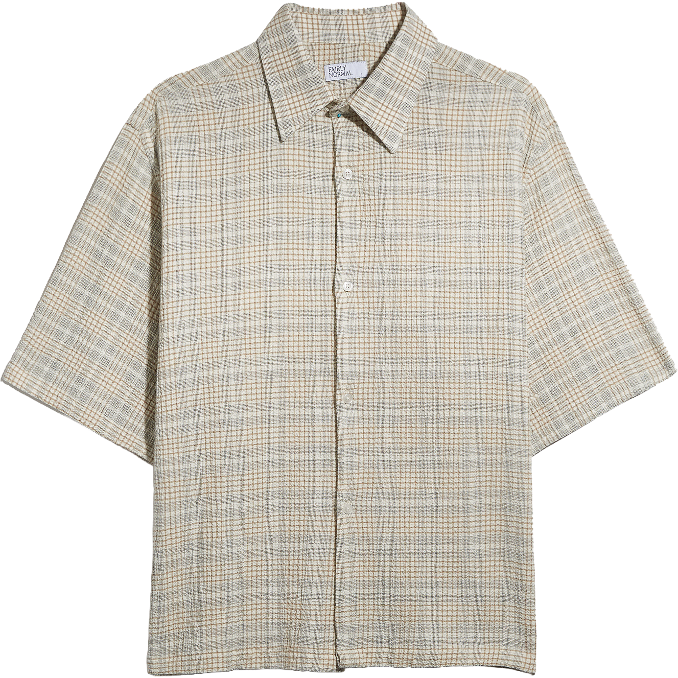 Camp Shirt - Plaid Sand
