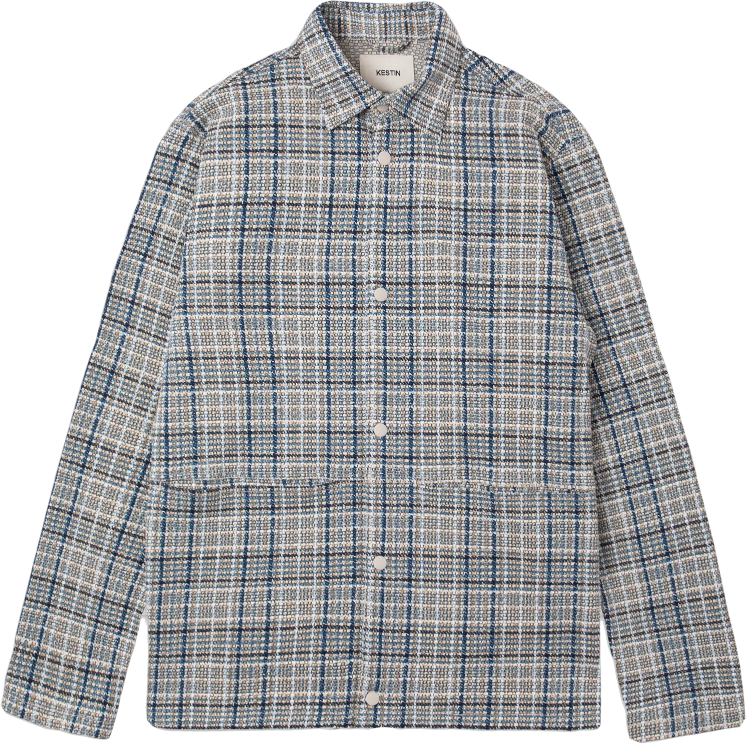 Armadale Coach Jacket - Blue Multi Check