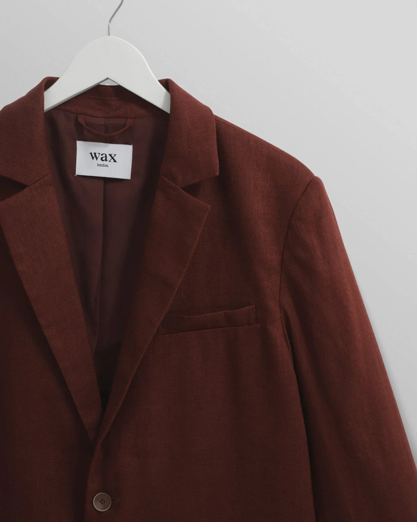 Fintry Linen Blazer - Merlot