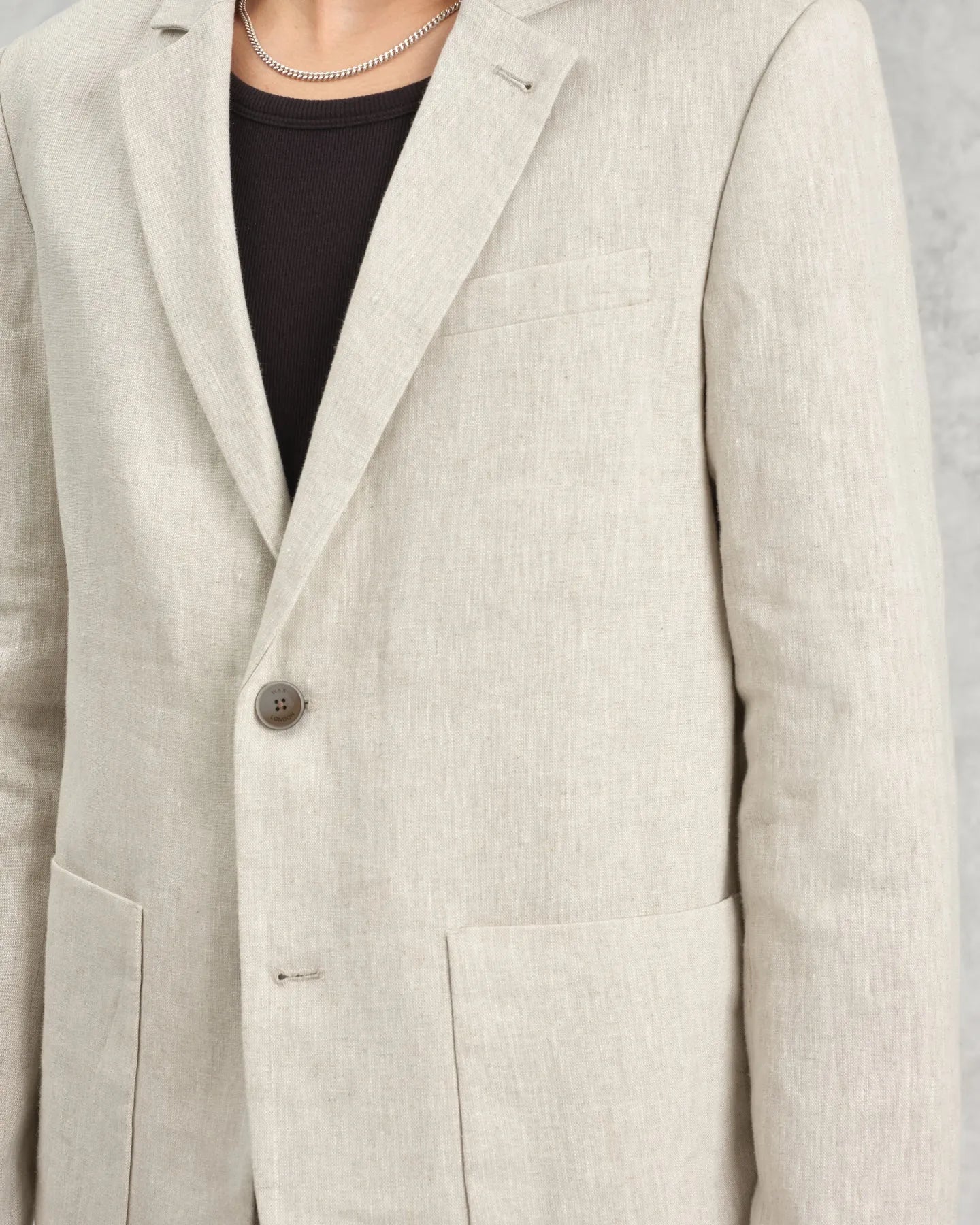 Fintry Linen Blazer - Natural