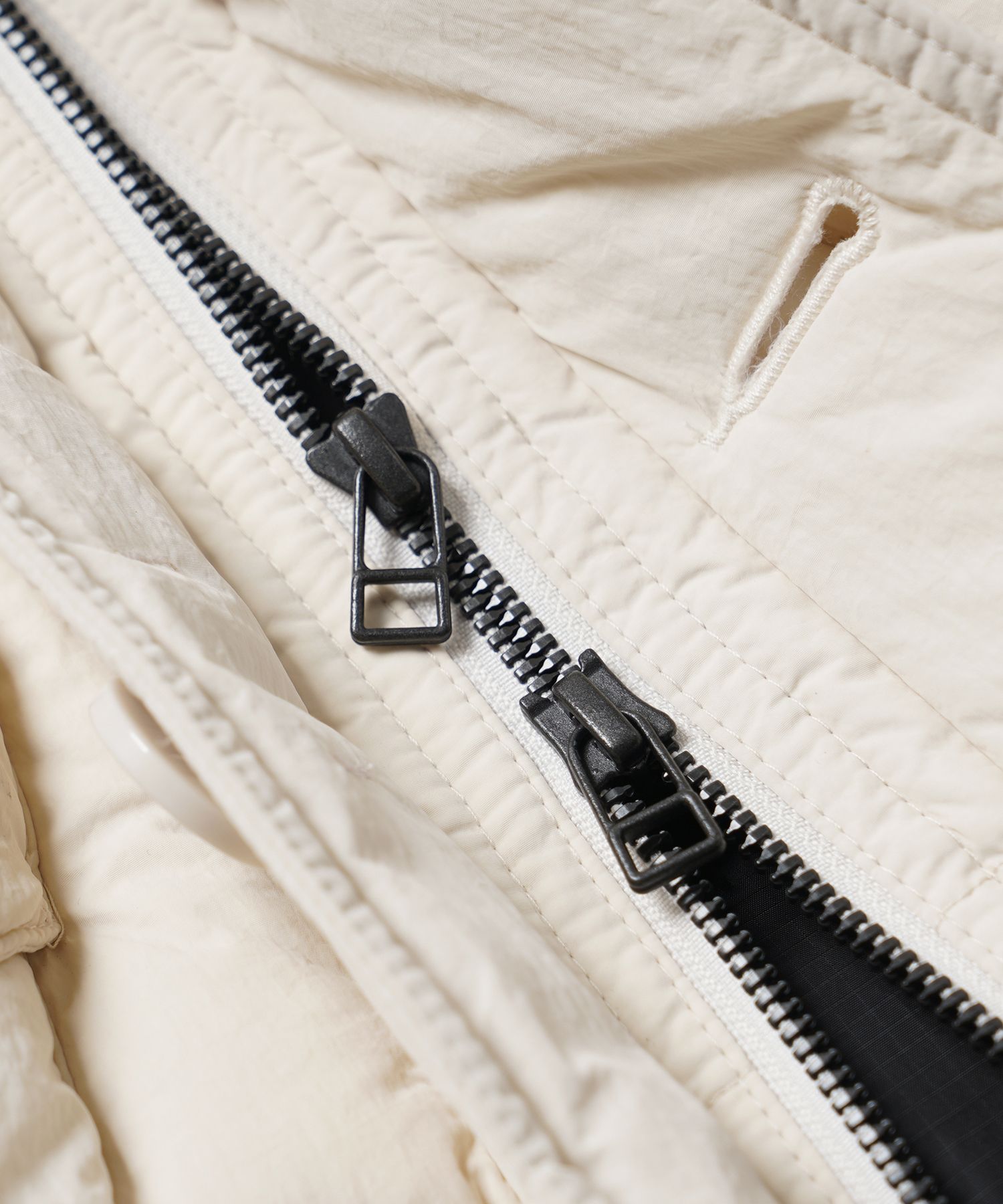 Smock Parka Down Puffer - Cream