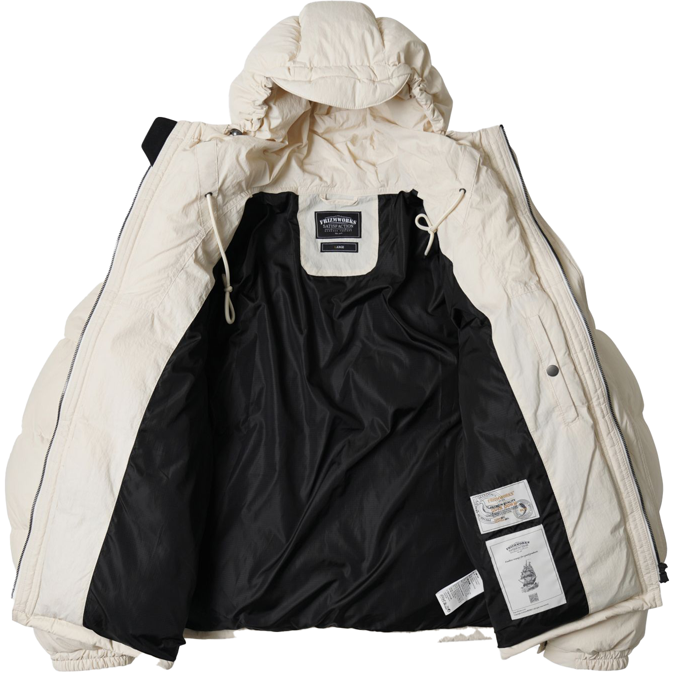 Smock Parka Down Puffer - Cream