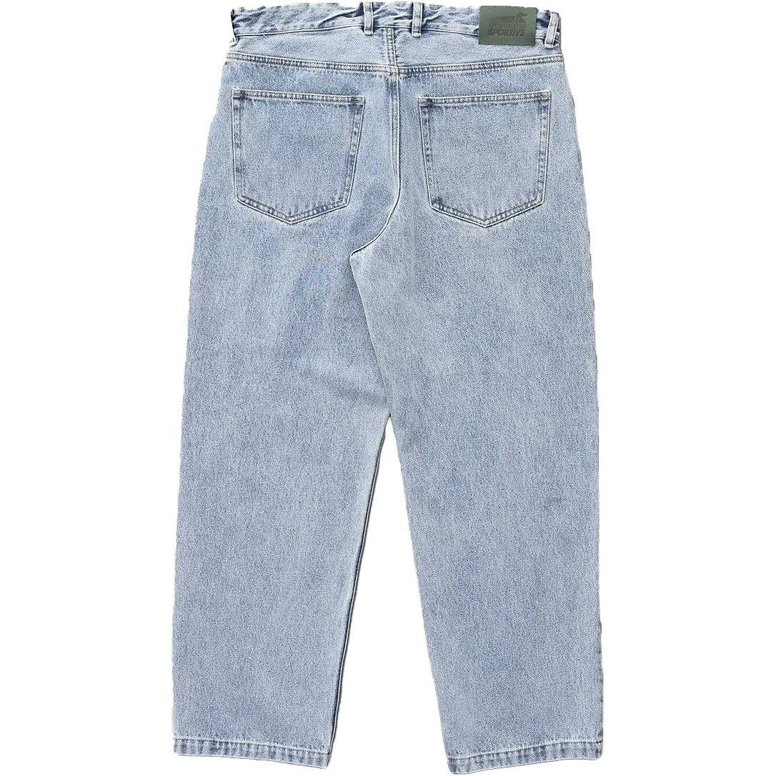 Wide Leg Jeans - Stone Wash