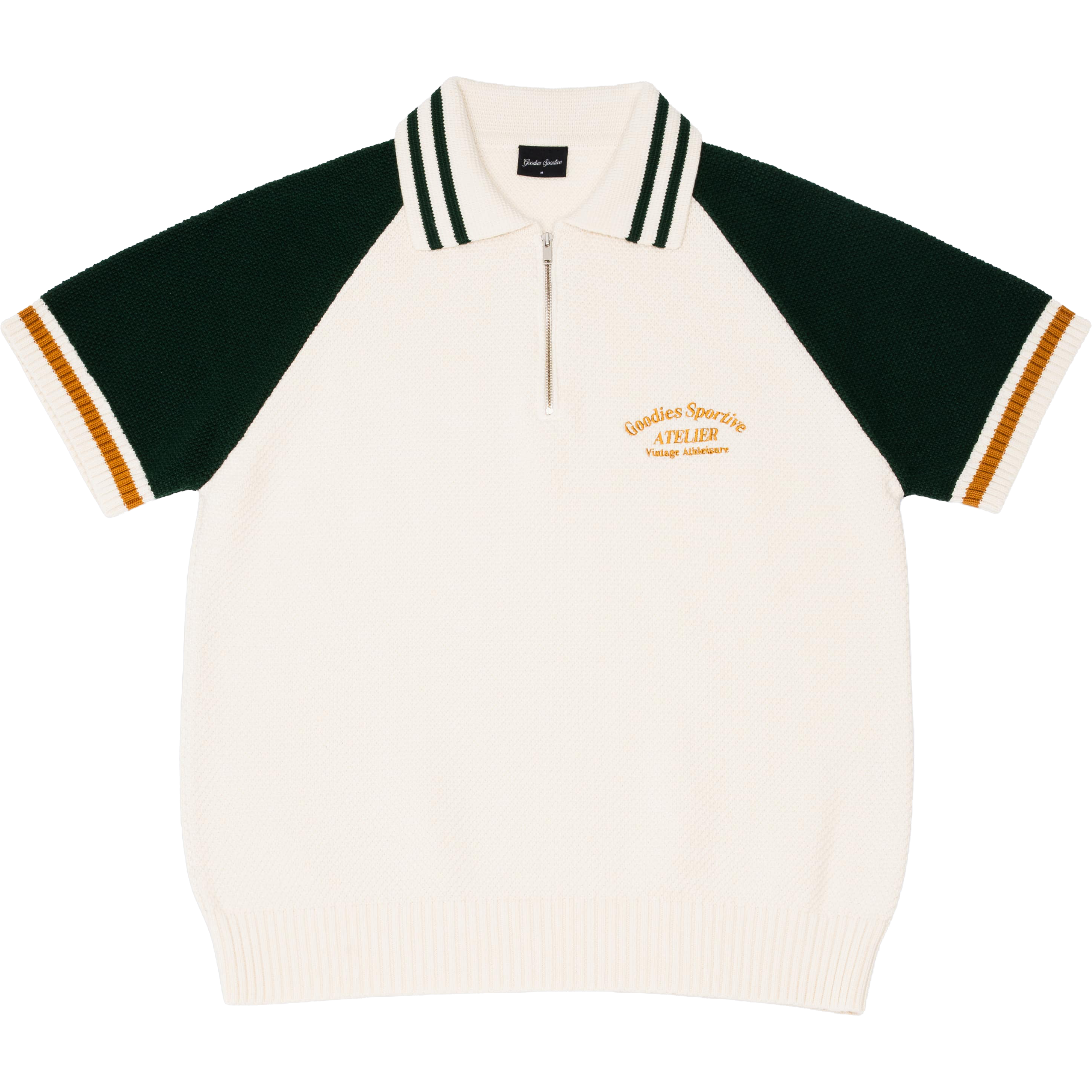 Biker Premium Knit - Green / Ecru