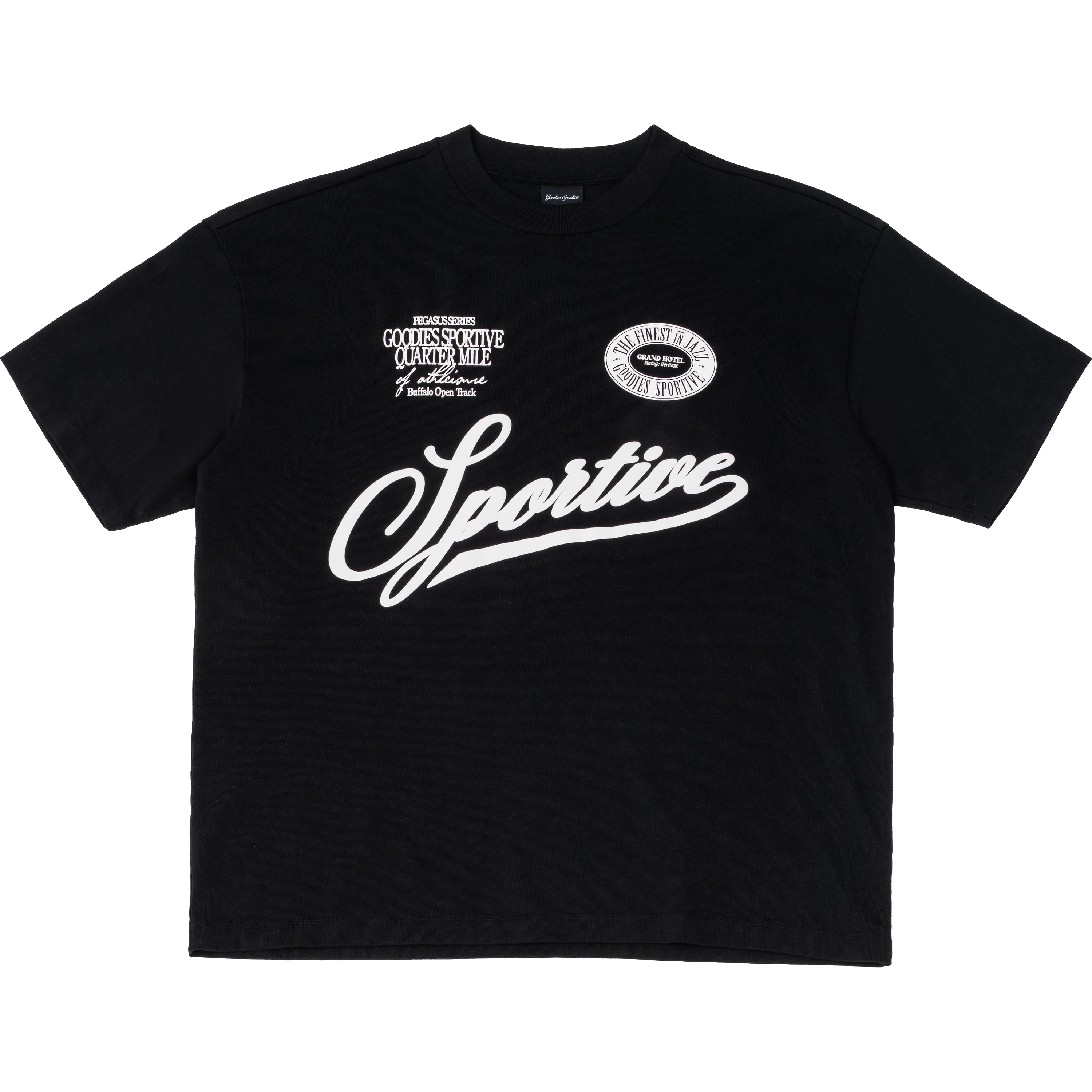 Buffalo Open Track Tee - Black
