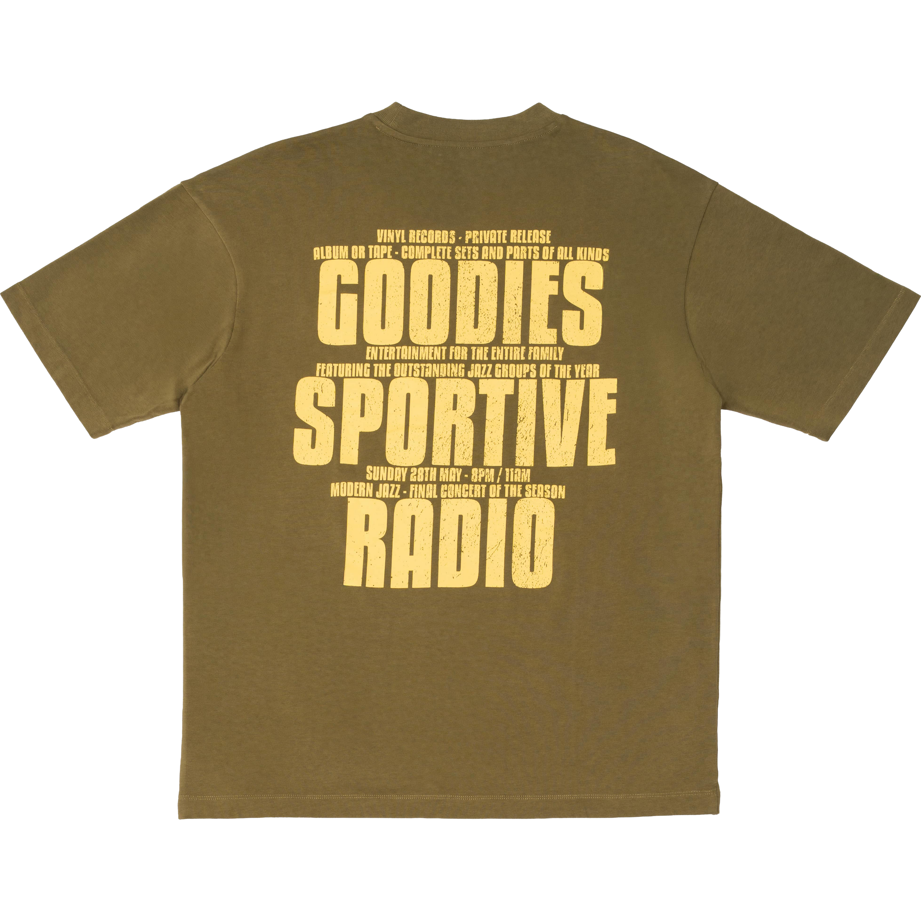 Sportive Radio Tee - Khaki