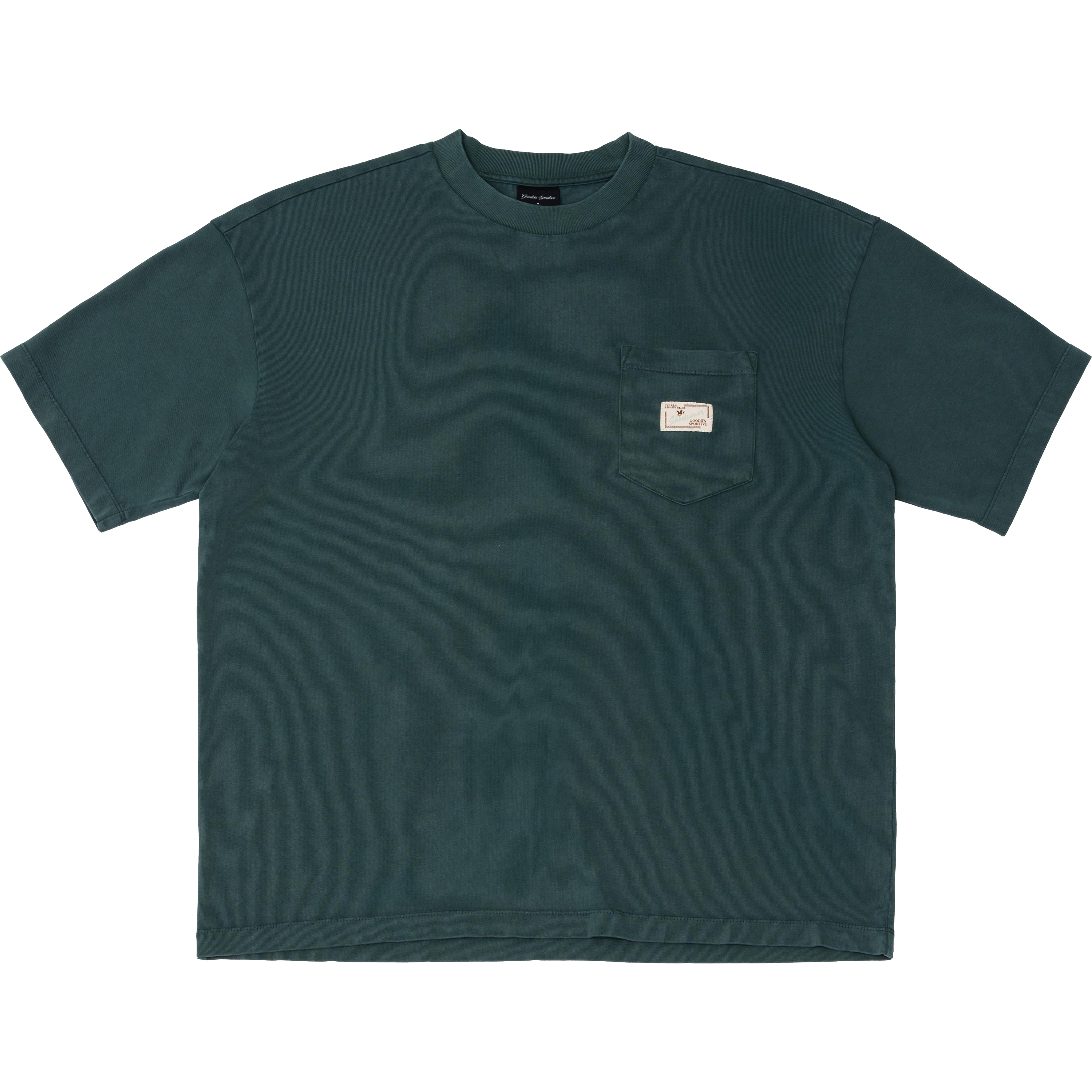 Premium Washed Cobalt Tee - Faded Green